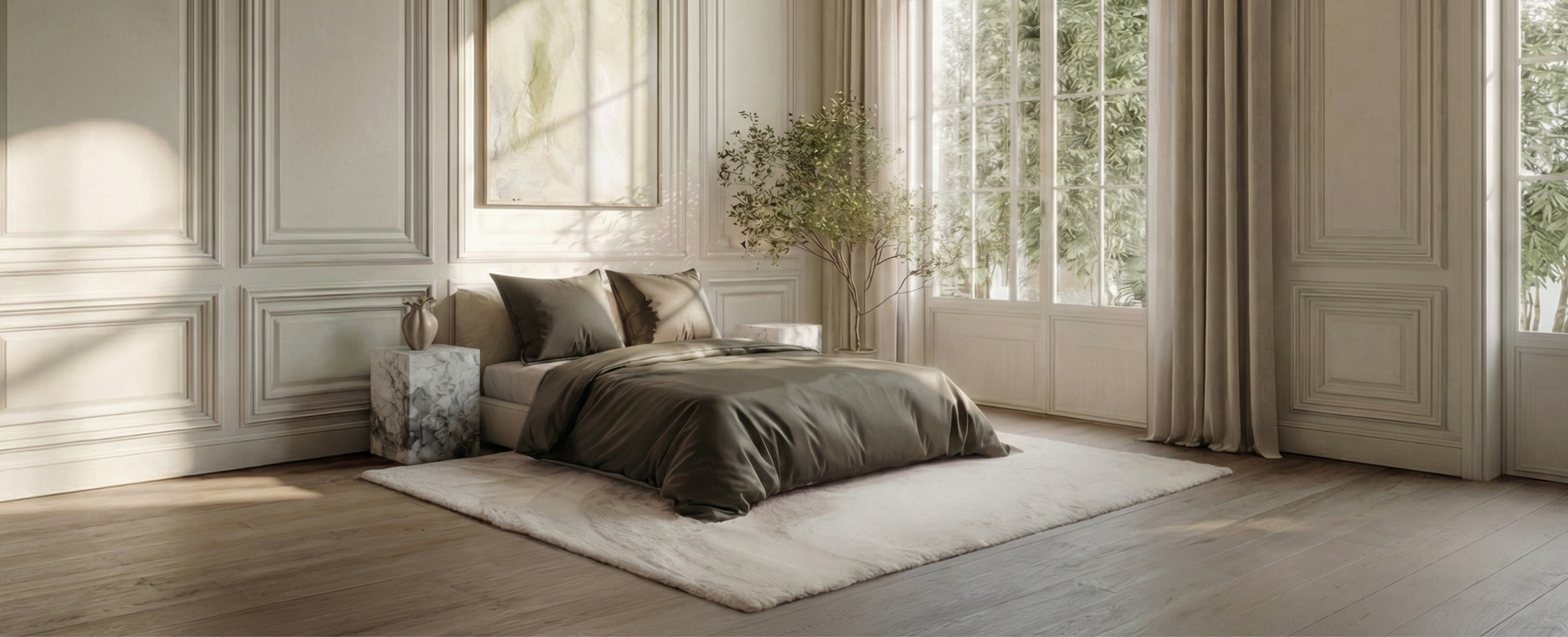 Specktrums udvalg af sengetøj i bomuldssatin