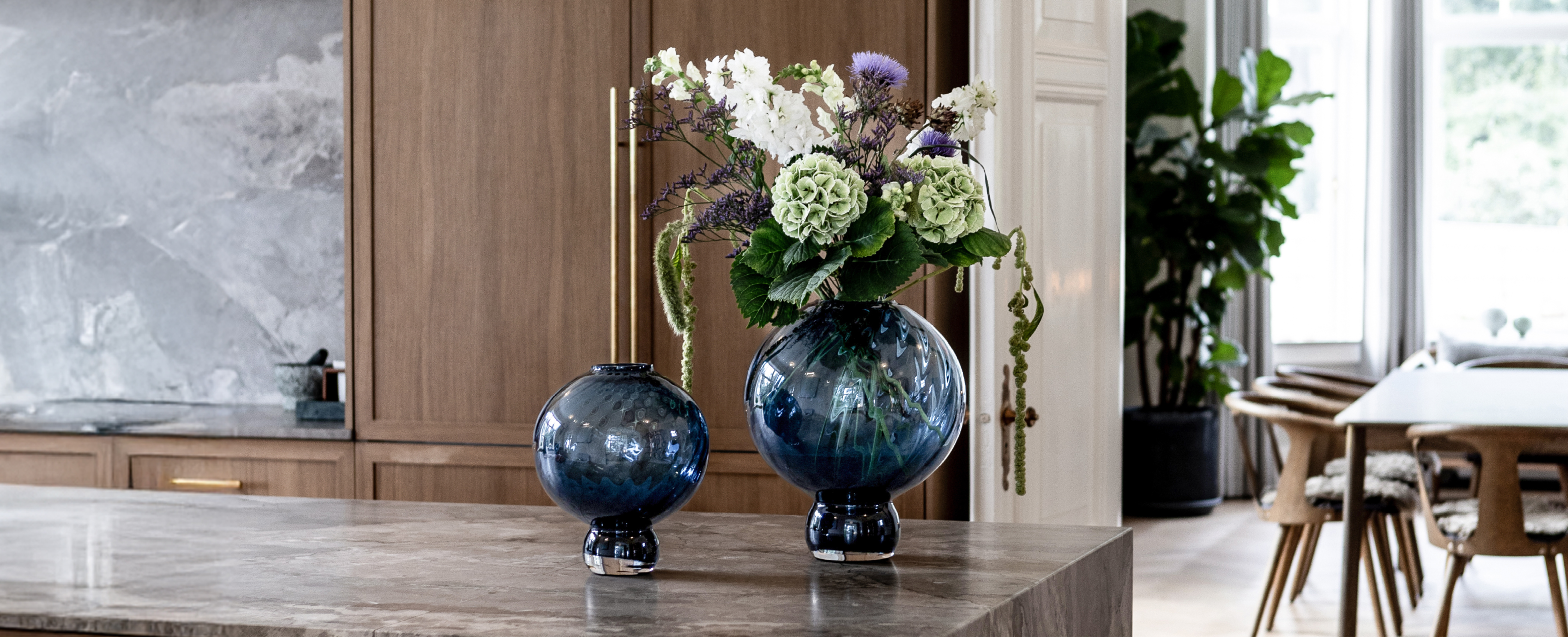 Specktrums blå vaser