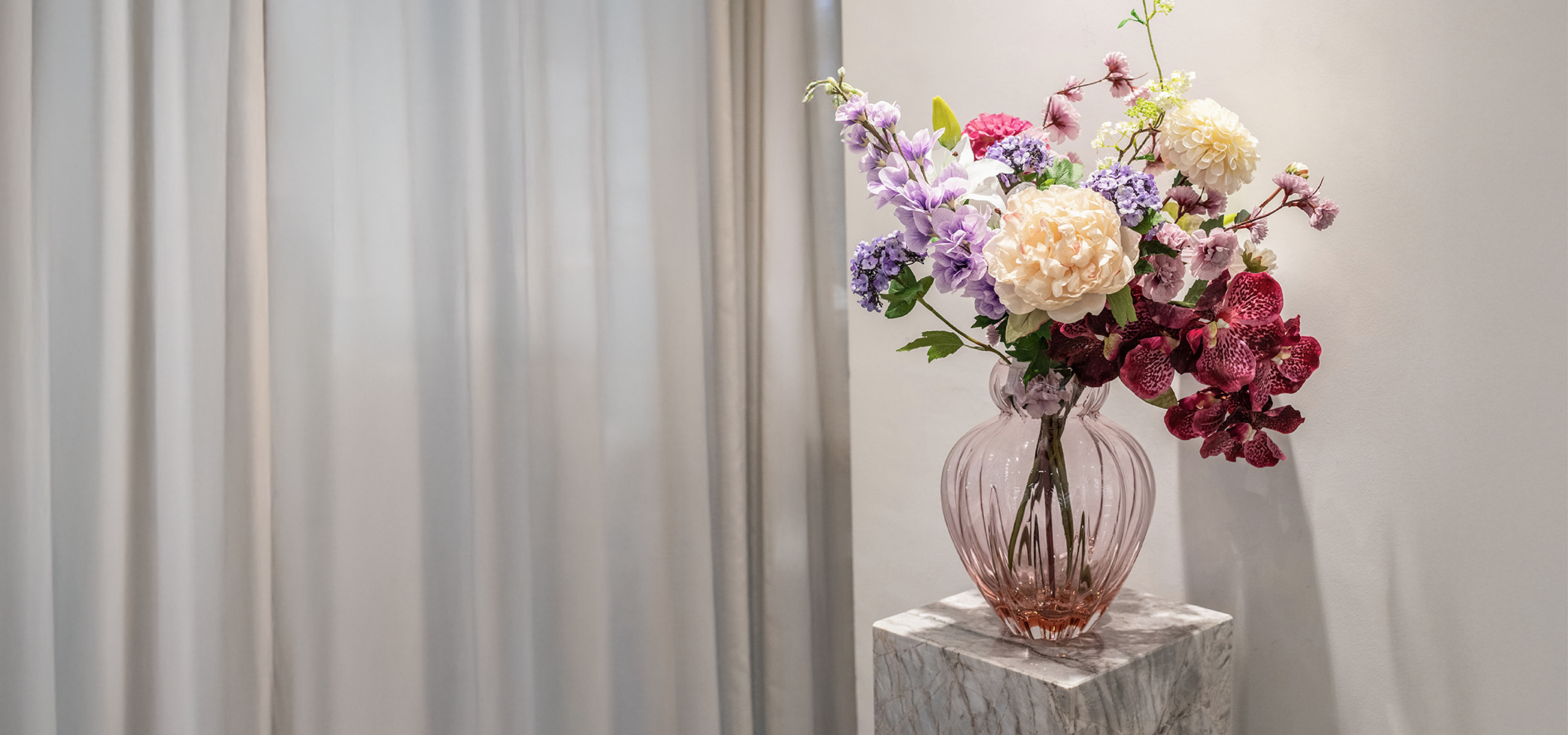 Store kunstige blomster