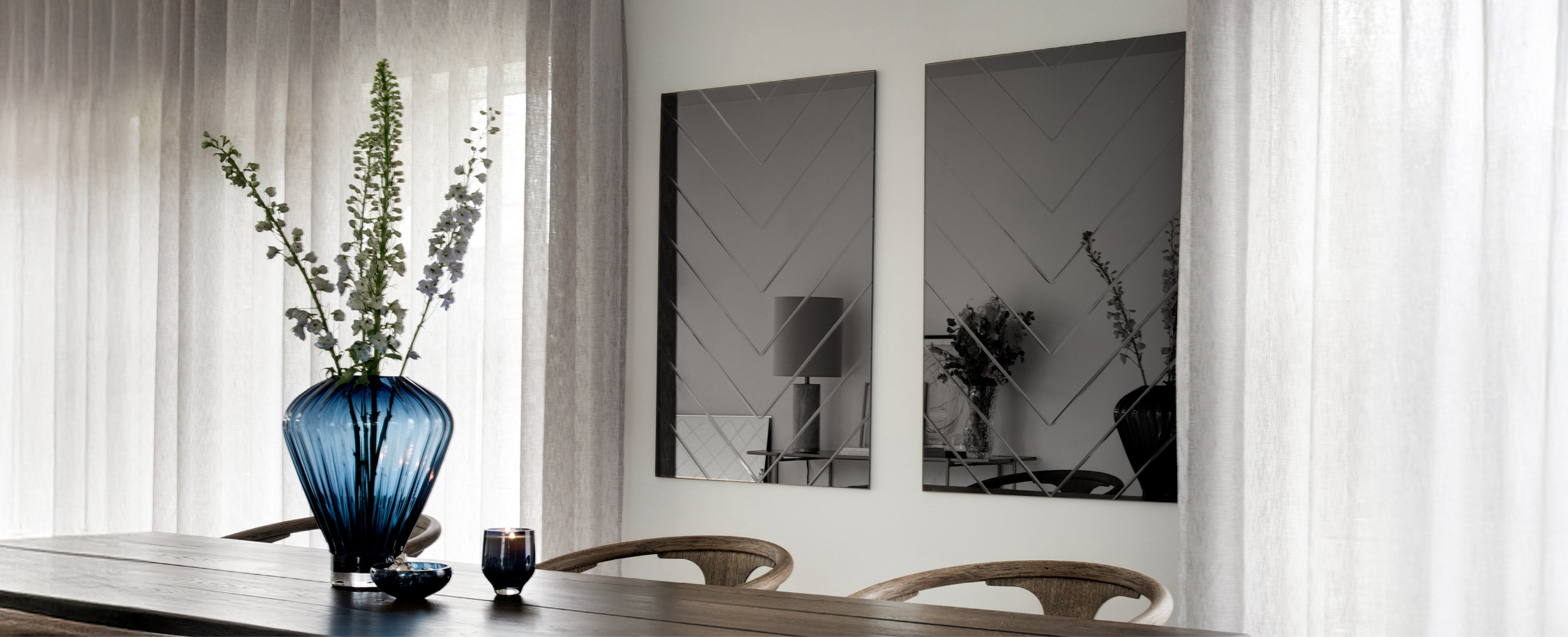 Specktrums blå glasvaser