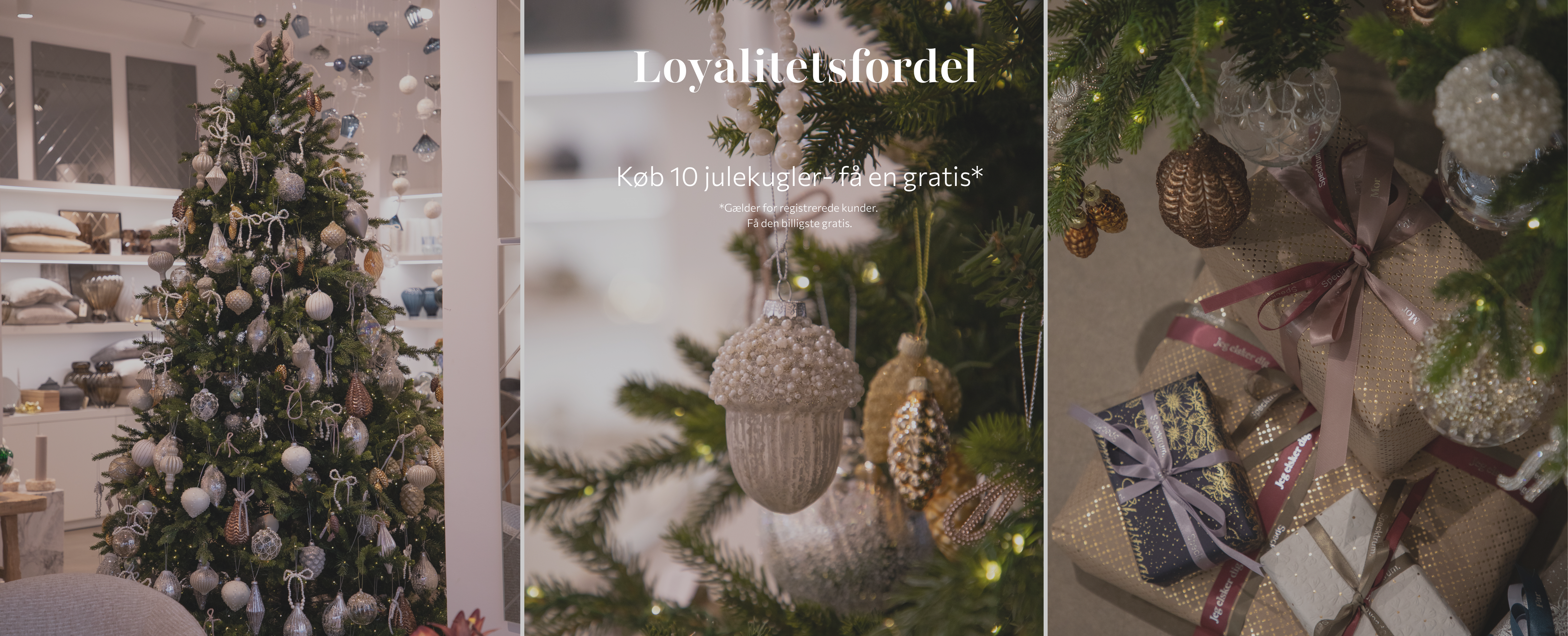 Specktrums udvalg af julekugler