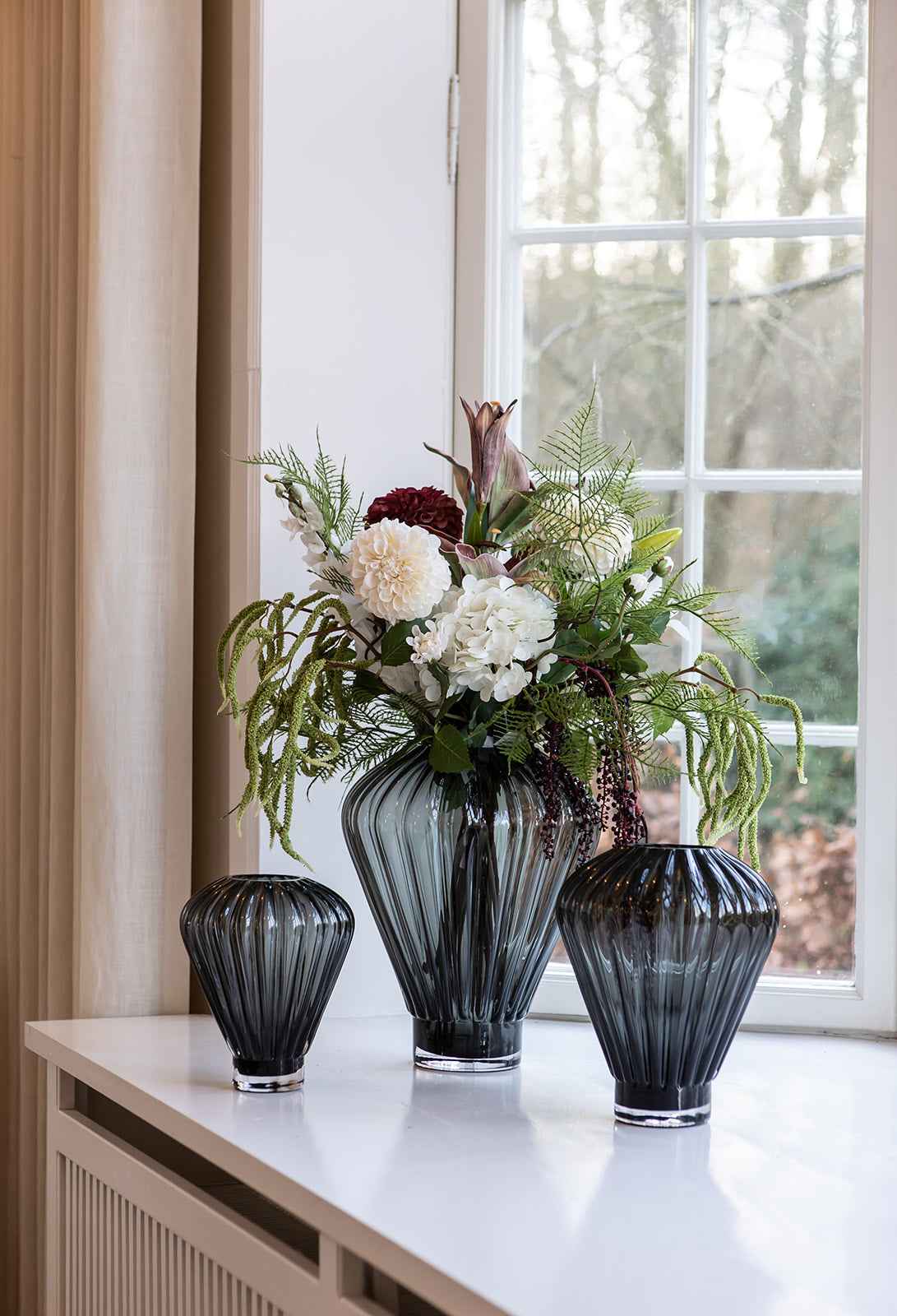 Lilje Kunstig Blomst - Bordeaux | Stor