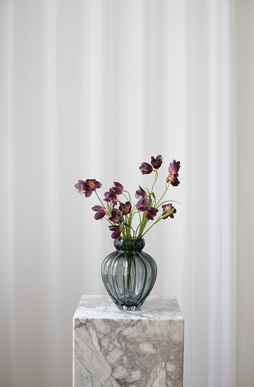 Buket klokkeblomst - mørkelilla