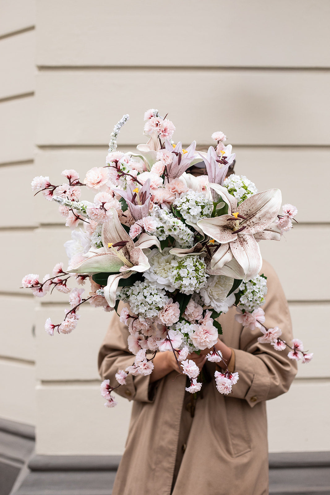 Kirsebærgren Kunstig Blomst - Rose