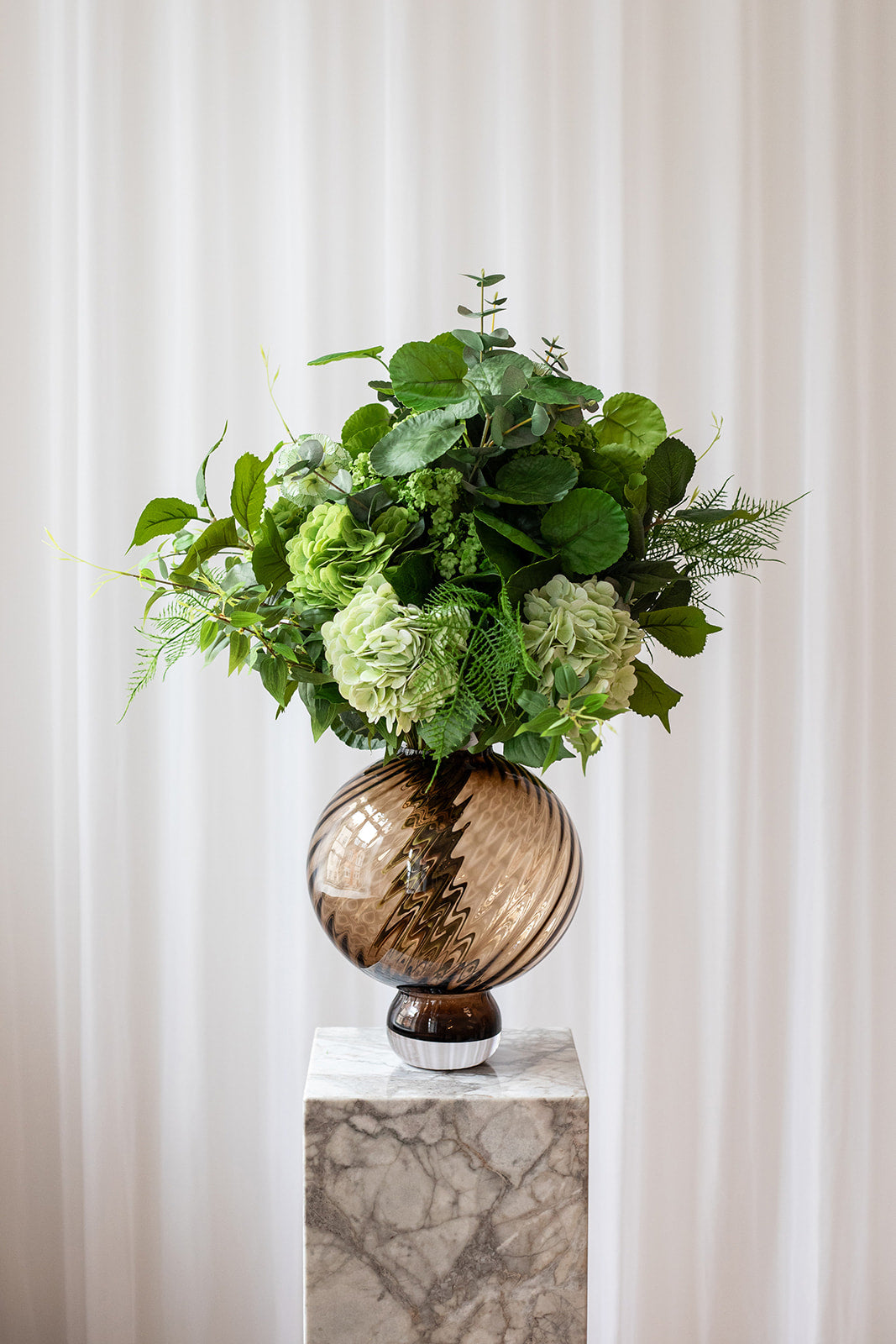 Buket grøn harmoni- Buket 9081