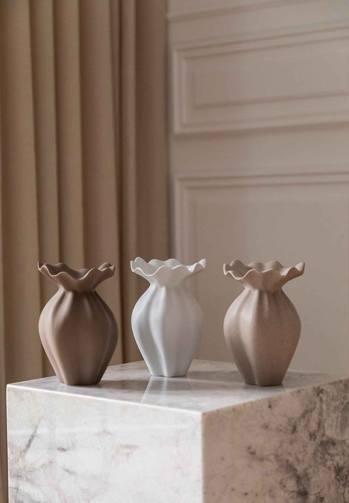 Nellie Vase - Sand | Lille
