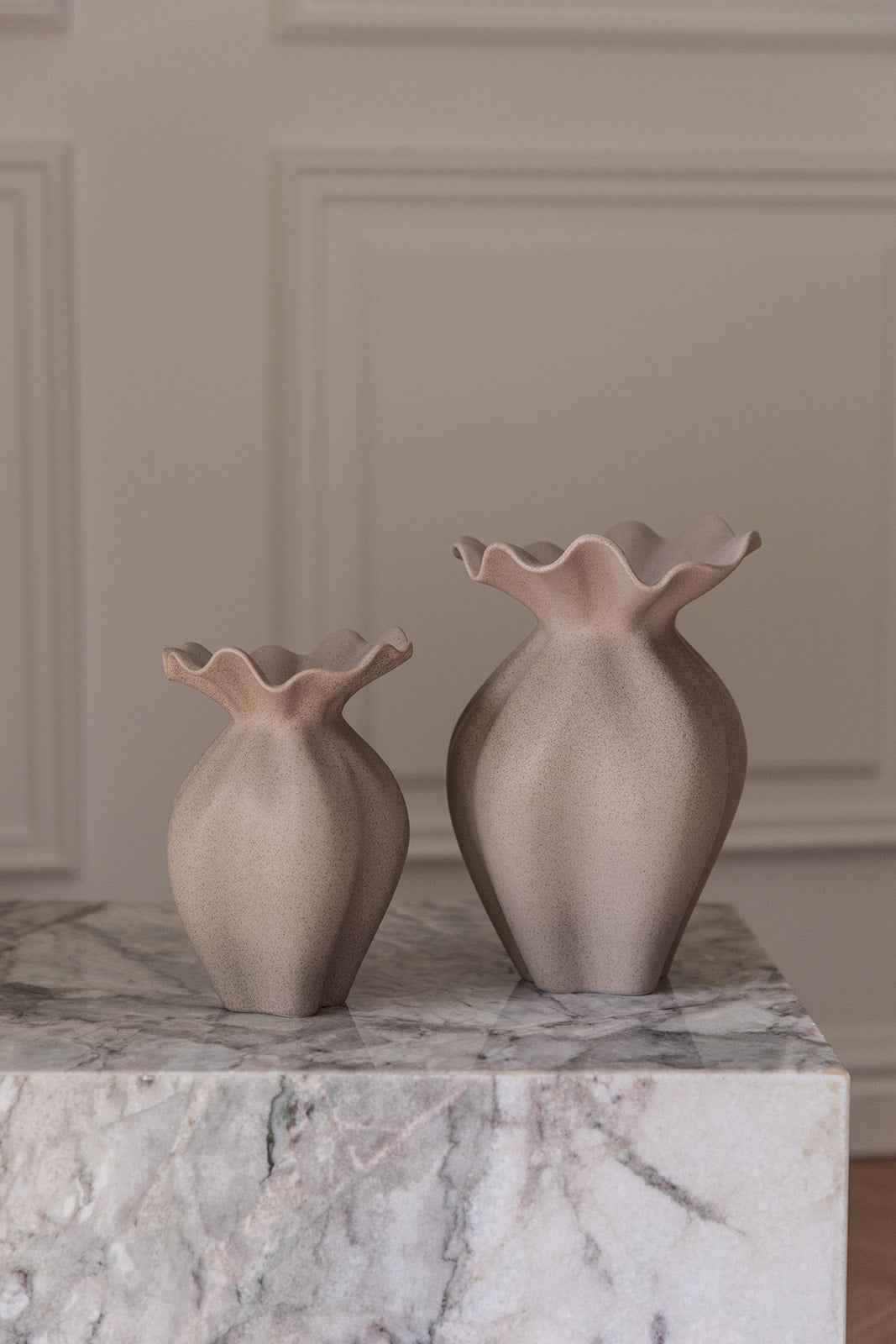 Nellie Vase - Sand | Lille