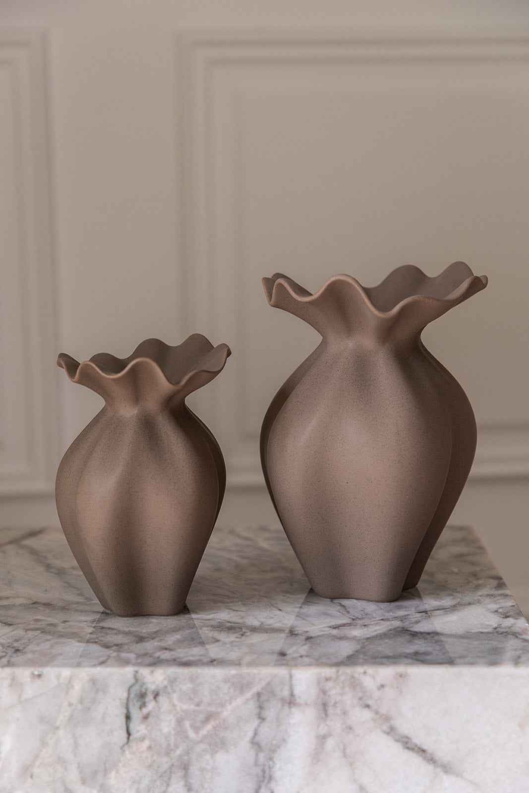 Nellie Vase - Brun | Mellem