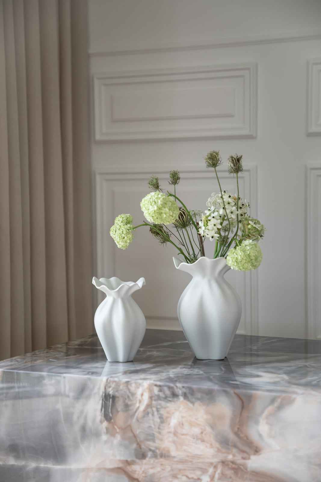 Nellie Vase - Off White | Mellem