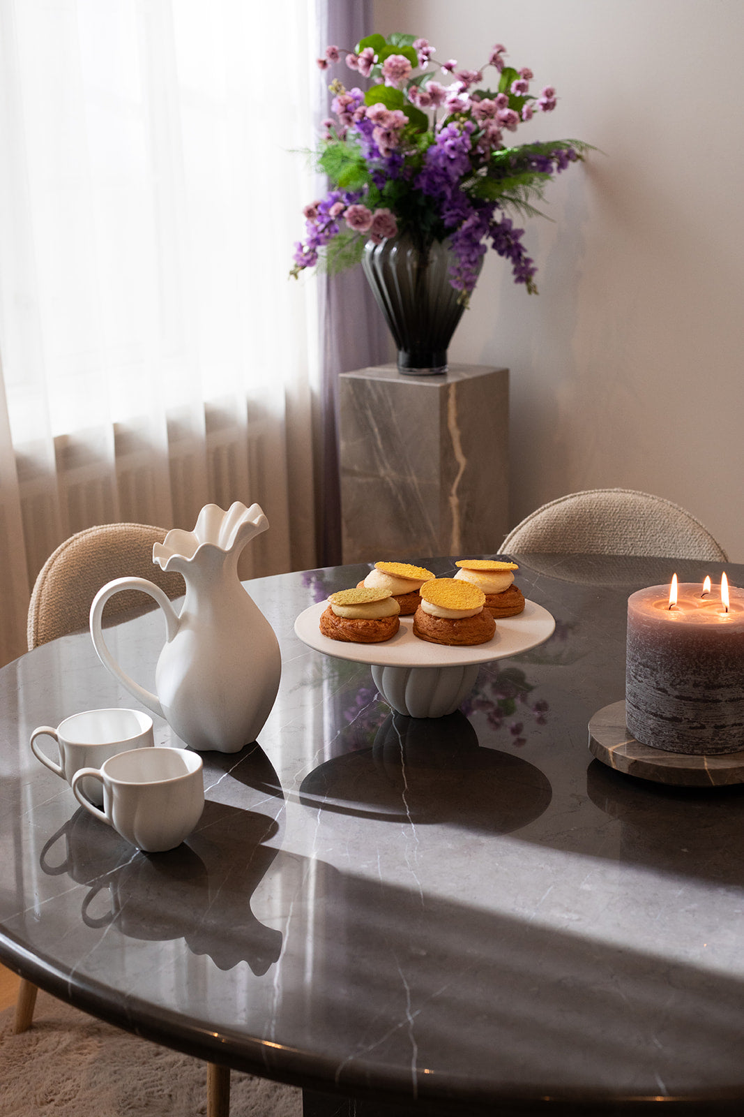 Nellie Kop - Med hank | Off White