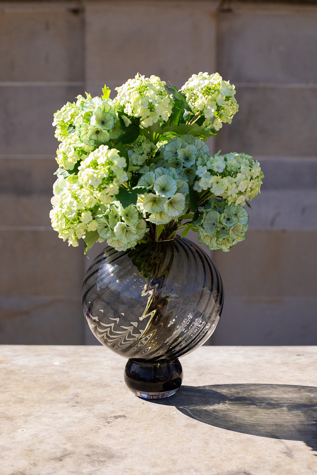 Hortensia Kunstig Blomst - Lysegrøn | Stor