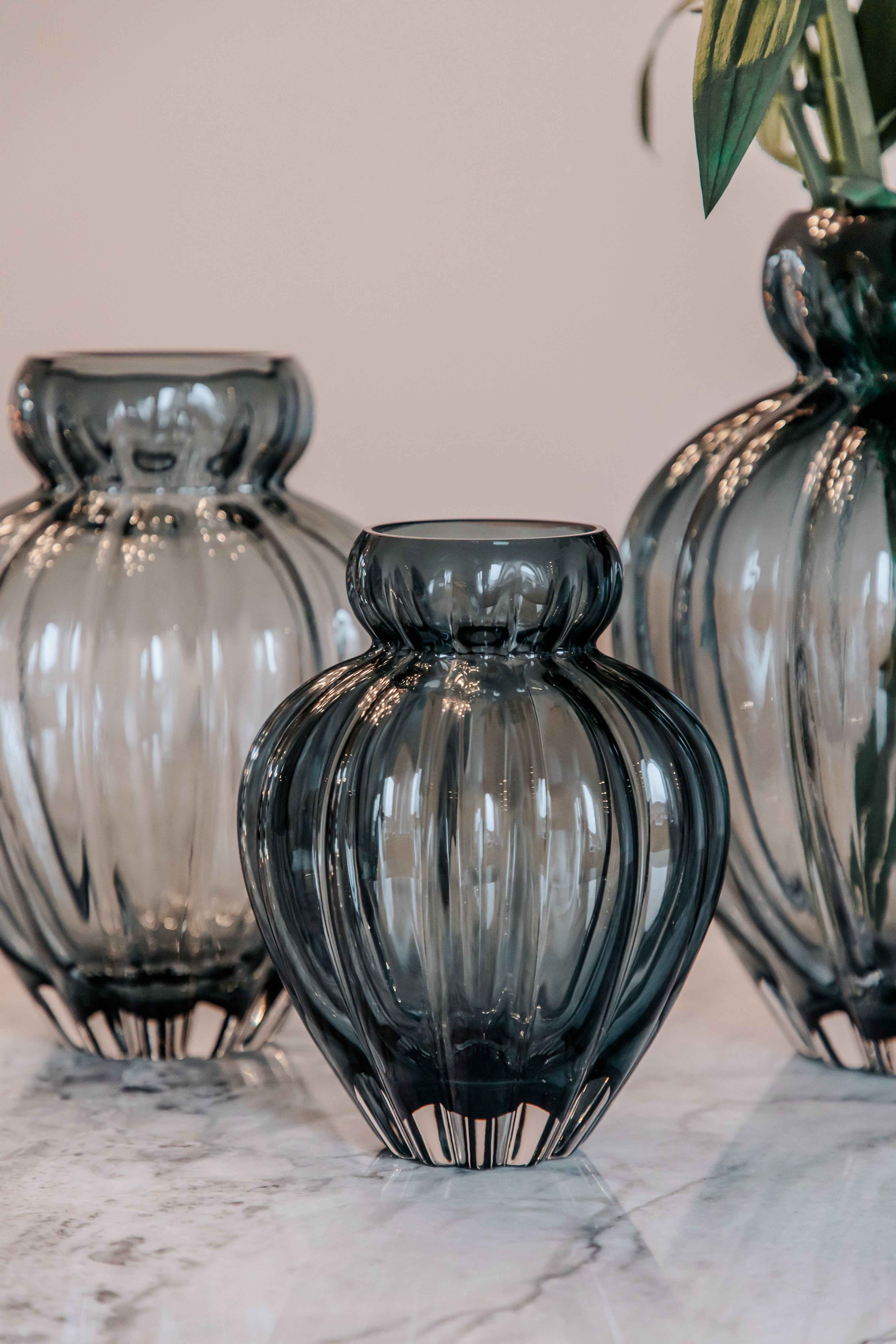 Audrey Vase - Petroleumsblå | Lille