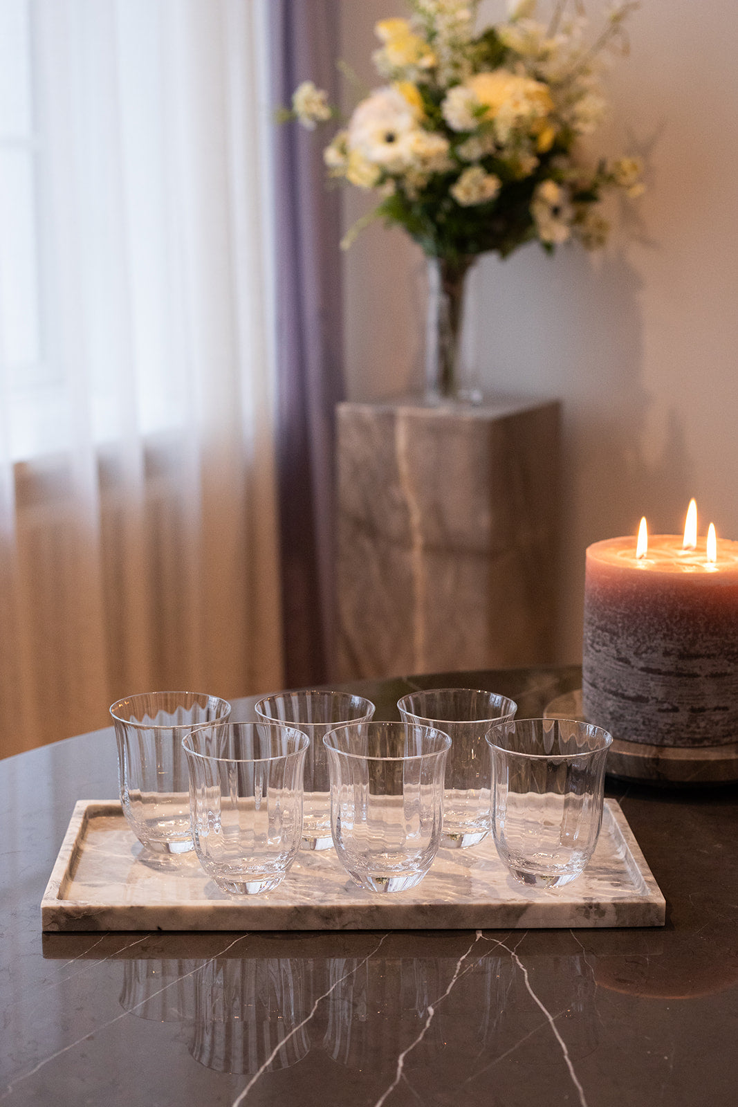 Lina Drikkeglas - Klar I Pakke med 6 stk.