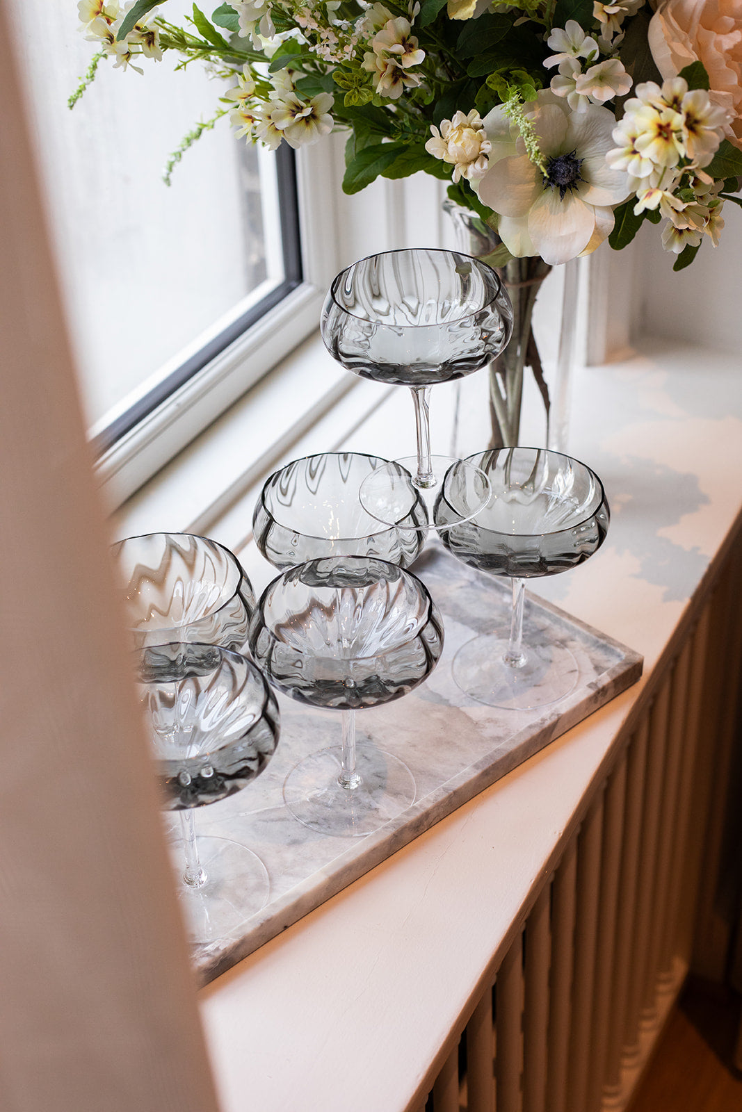 Meadow Glas - Cocktailglas | Grå