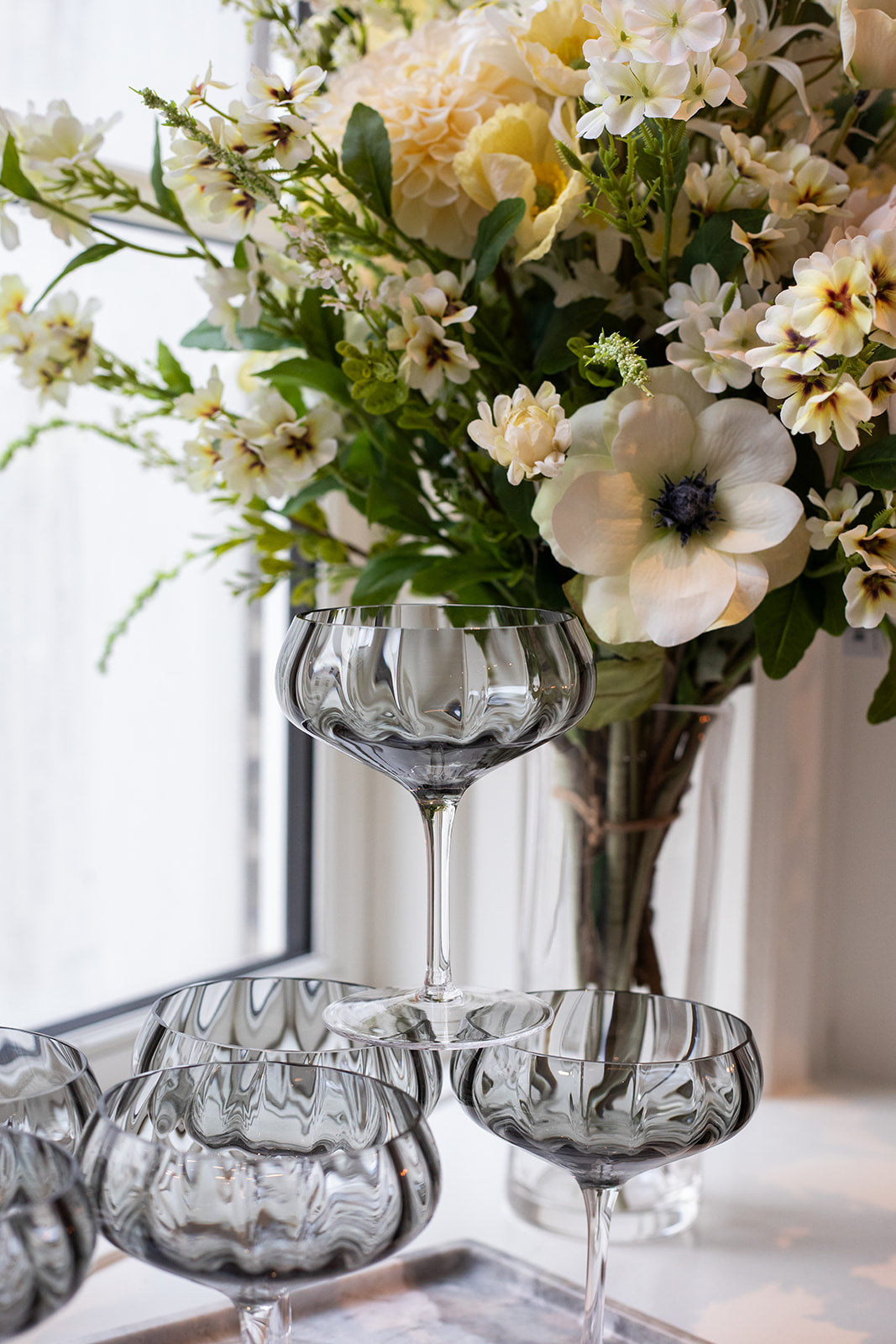 Meadow Glas - Cocktailglas | Grå