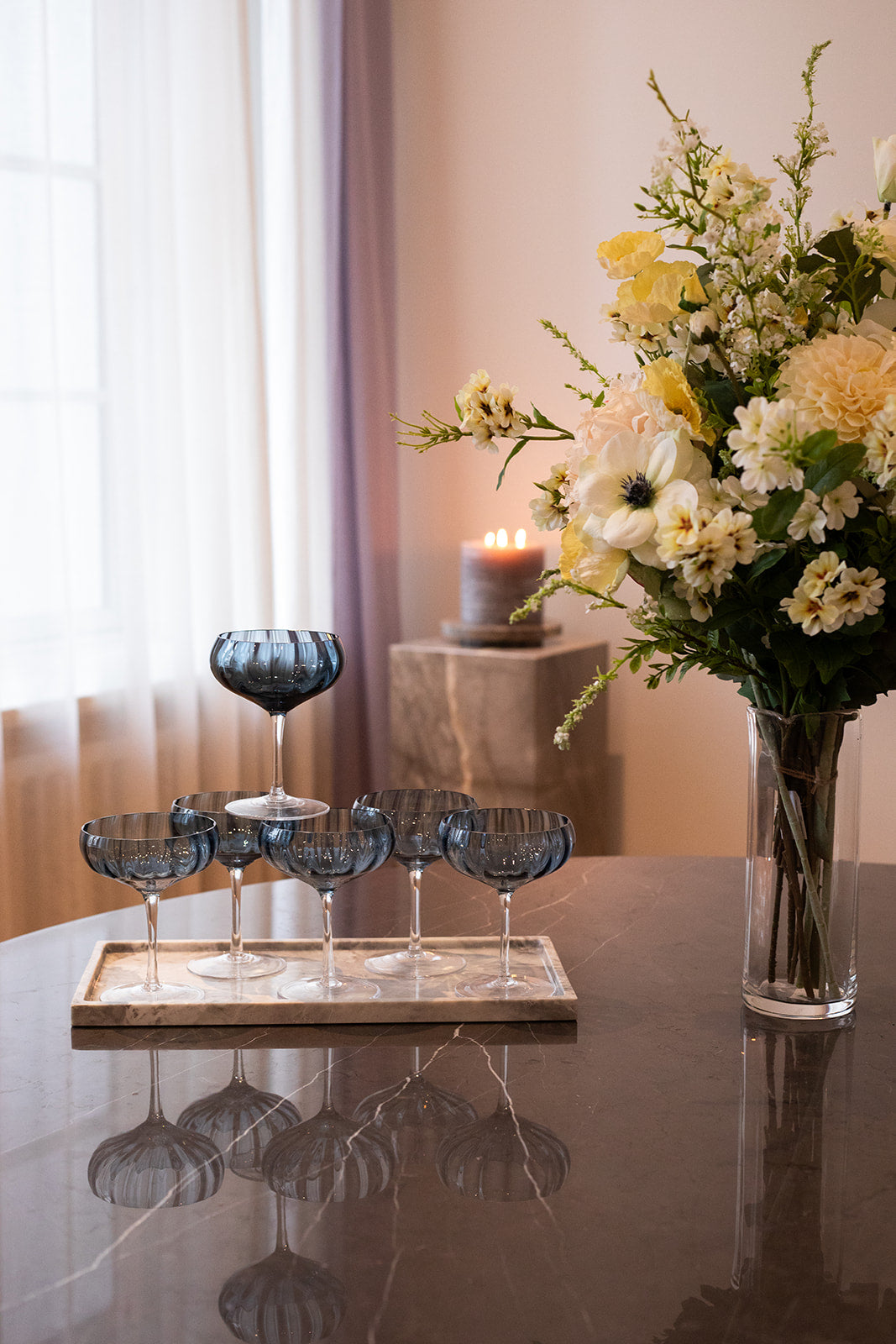 Meadow Glas - Cocktailglas | Blå