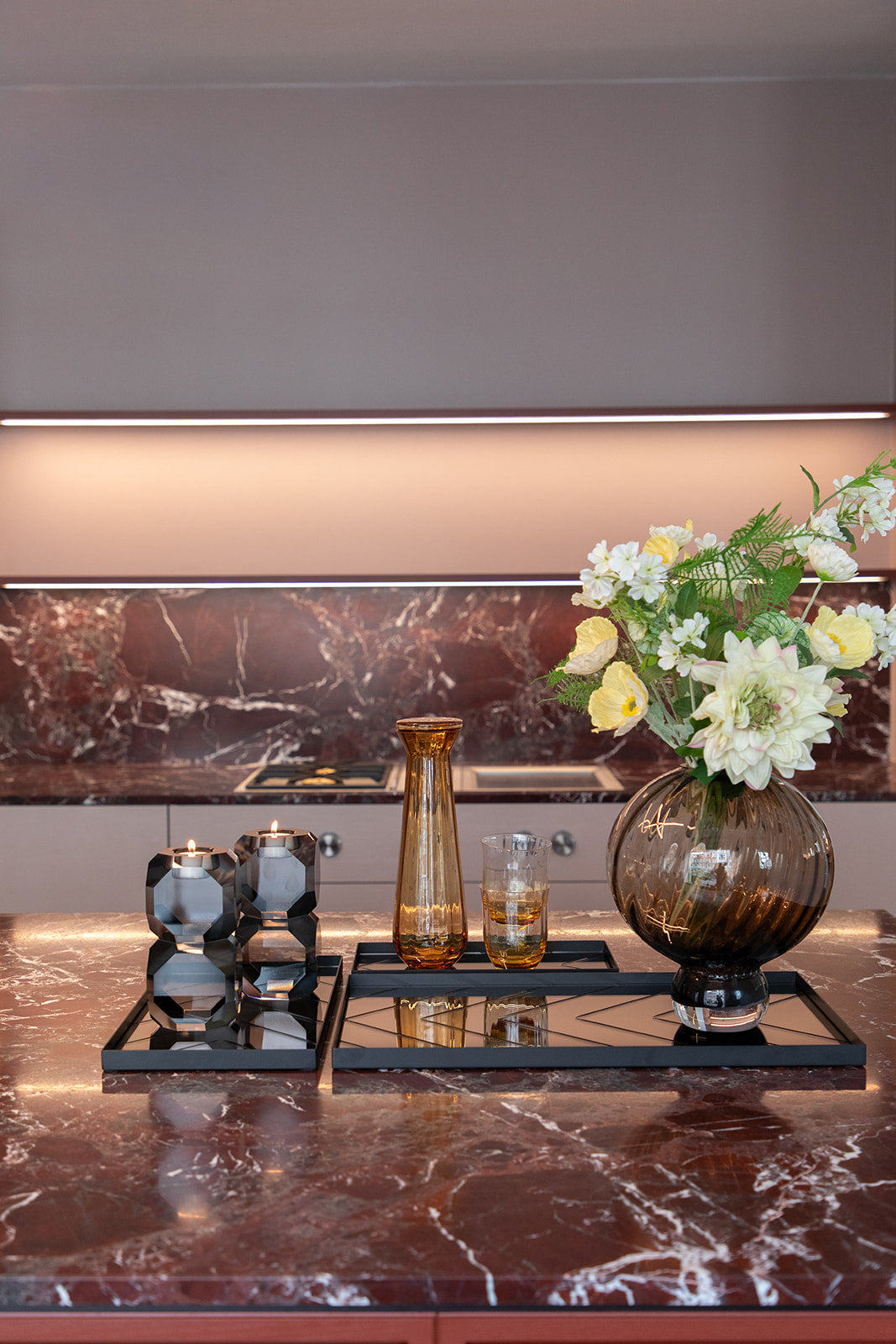 Meadow Swirl Vase - Topaz | Mellem