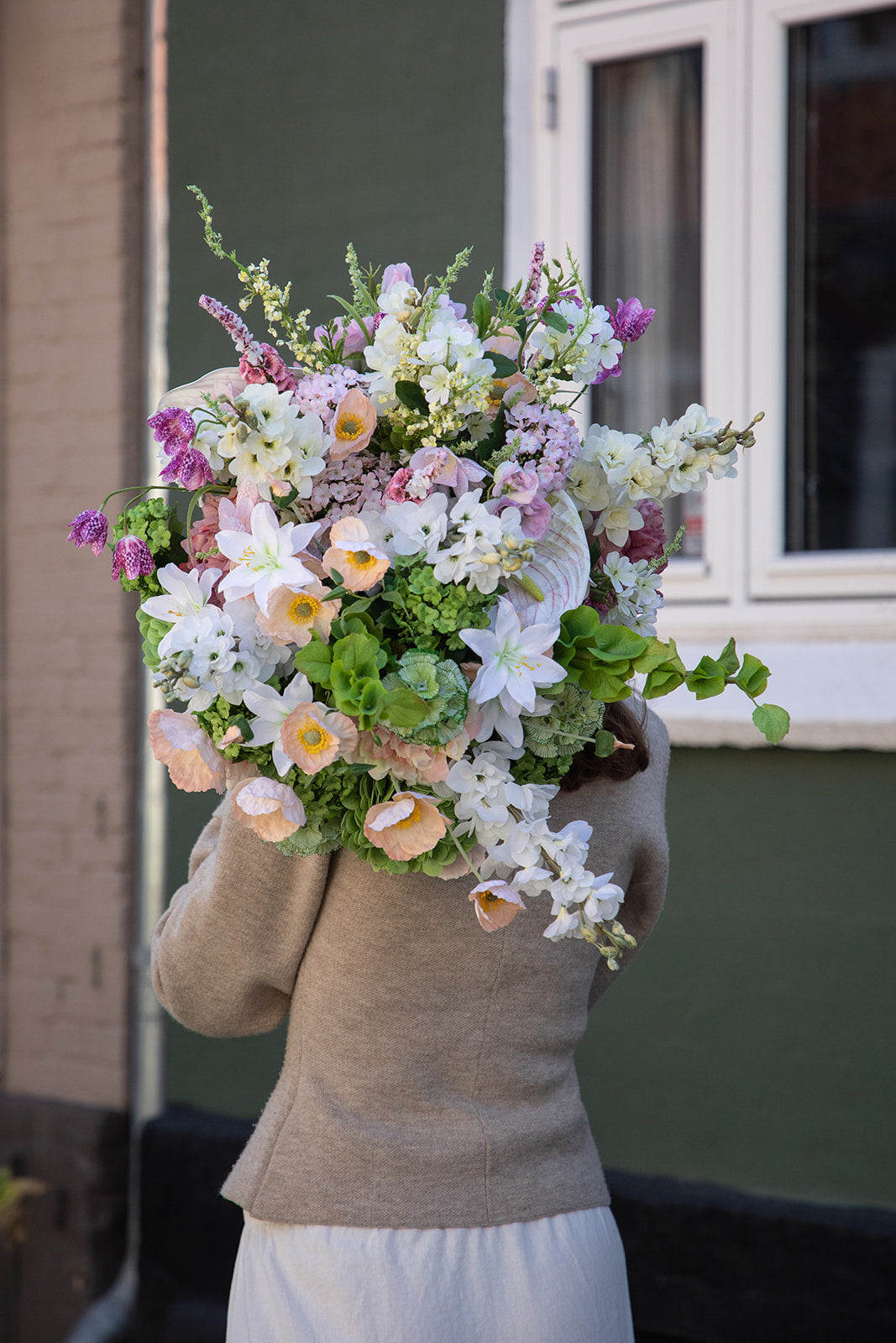 Consolida Kunstig Blomst - Hvid