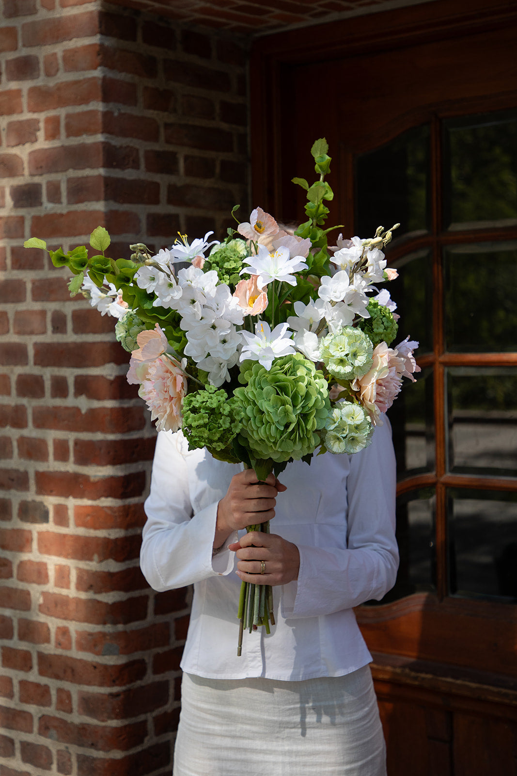 Pæon Kunstig Blomst - Peach