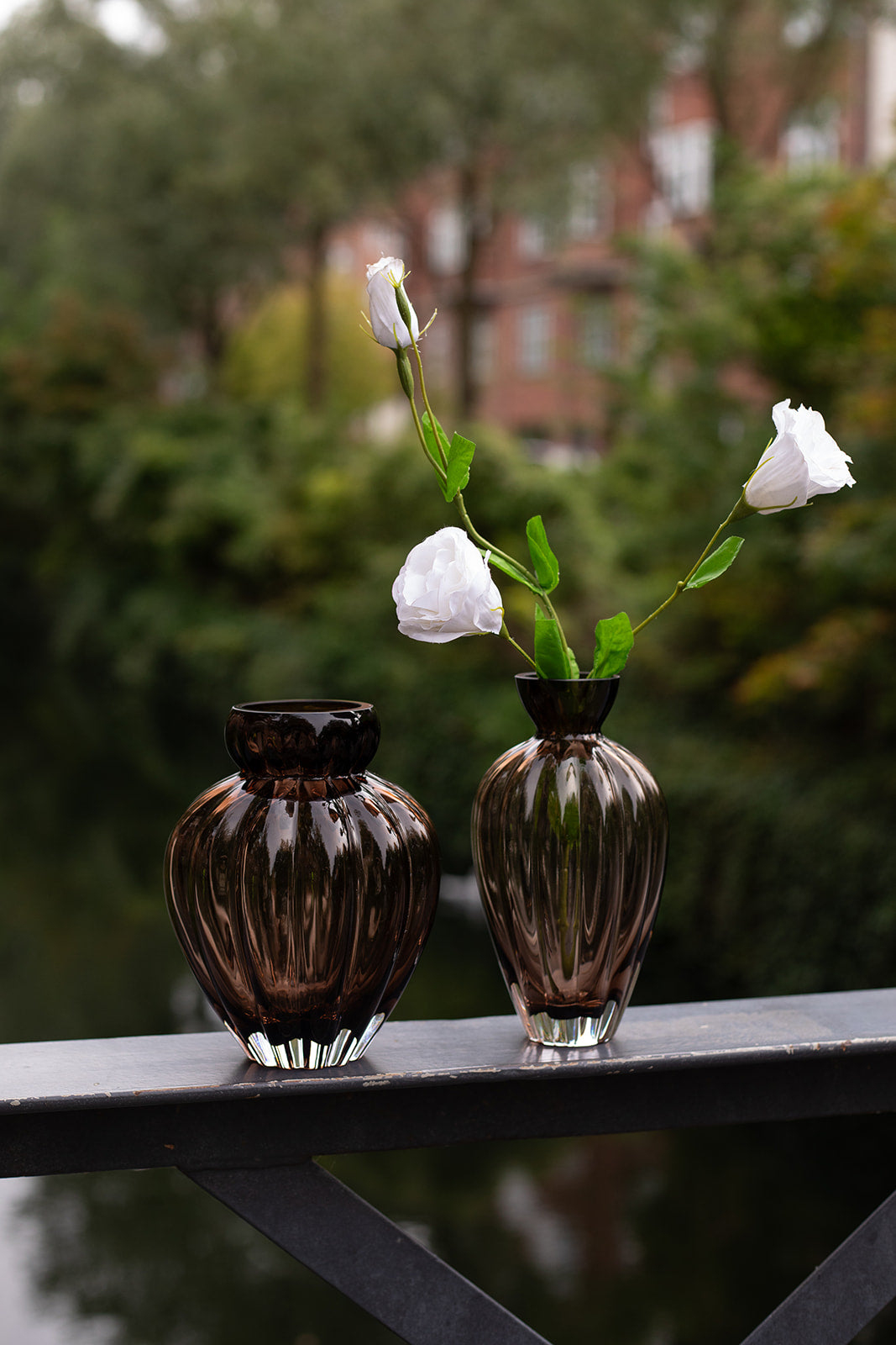 Audrey Vase - Smokey brown | Lille