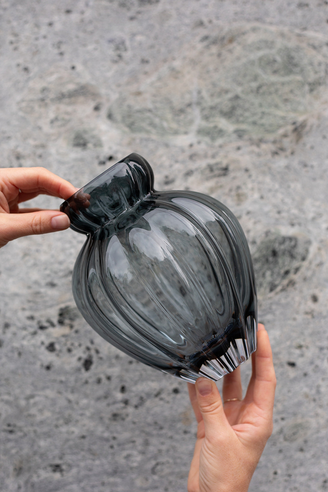 Audrey Vase - Petroleumsblå | Lille