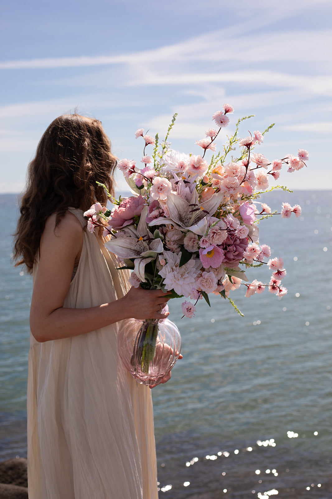 Pæon Kunstig Blomst - Pink