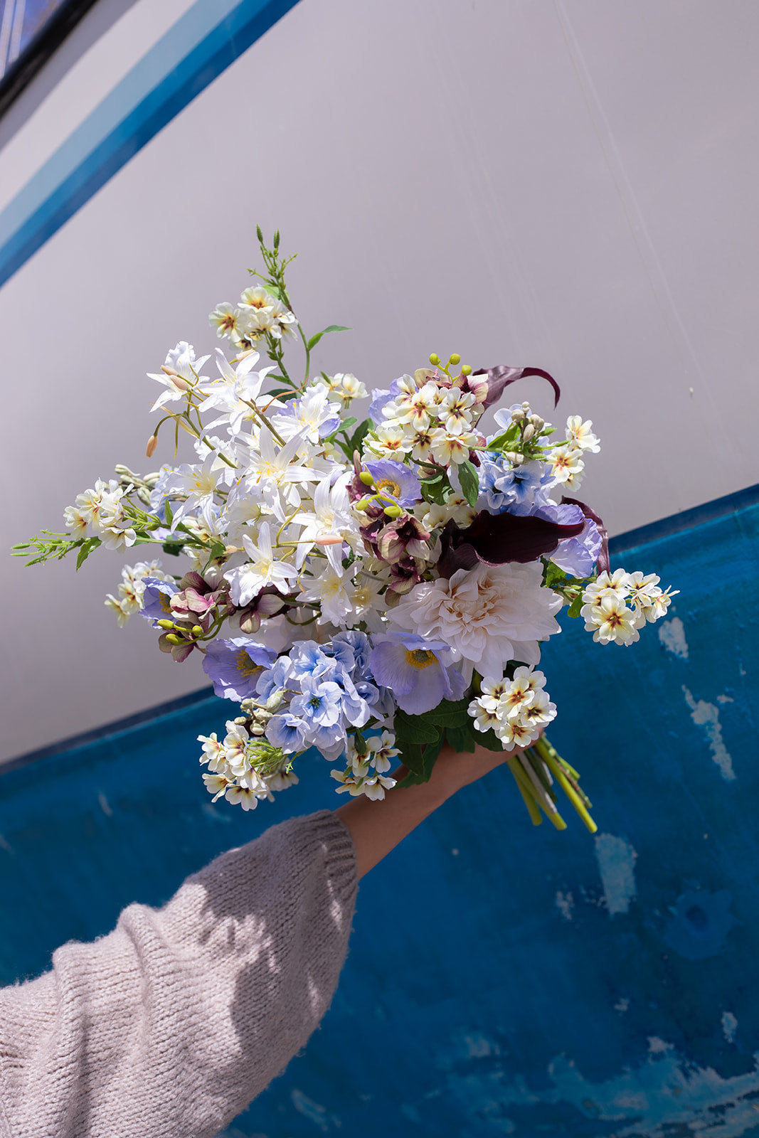 Valmue Kunstig Blomst - Lilla