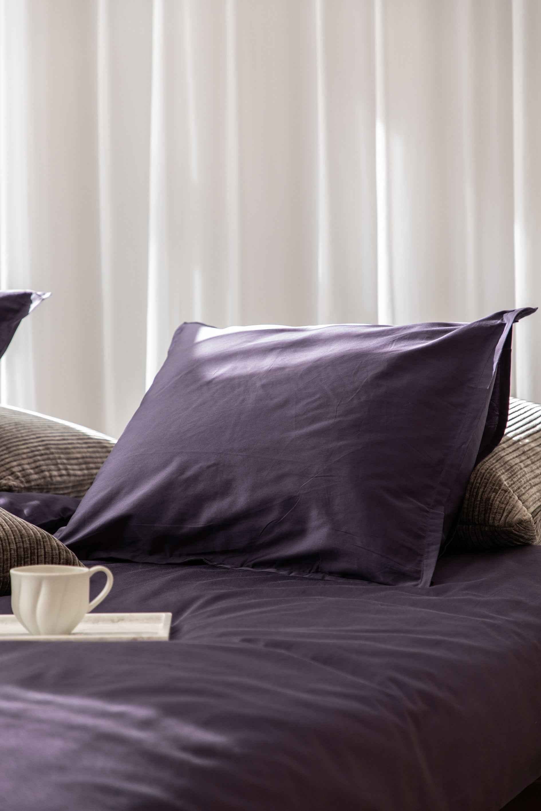 Chloe sengetøj - Dusty fig | 200*220