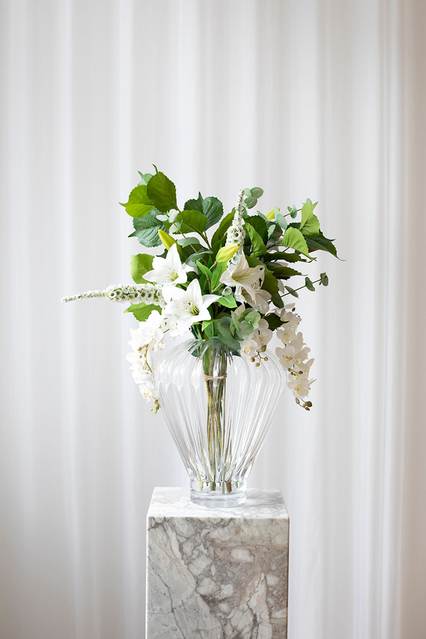 Buket hvid flora