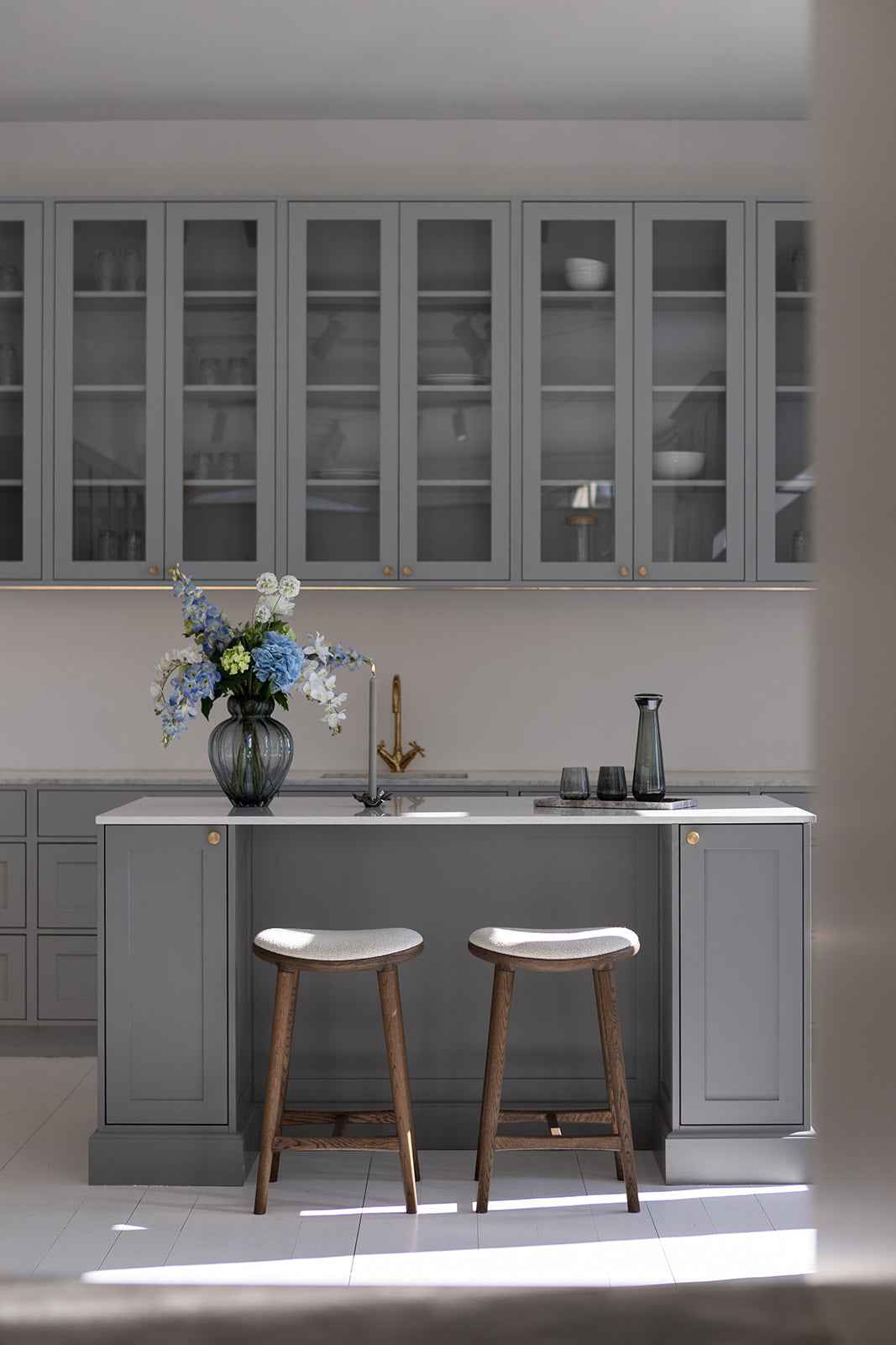 Audrey Vase - Petroleumsblå | Stor