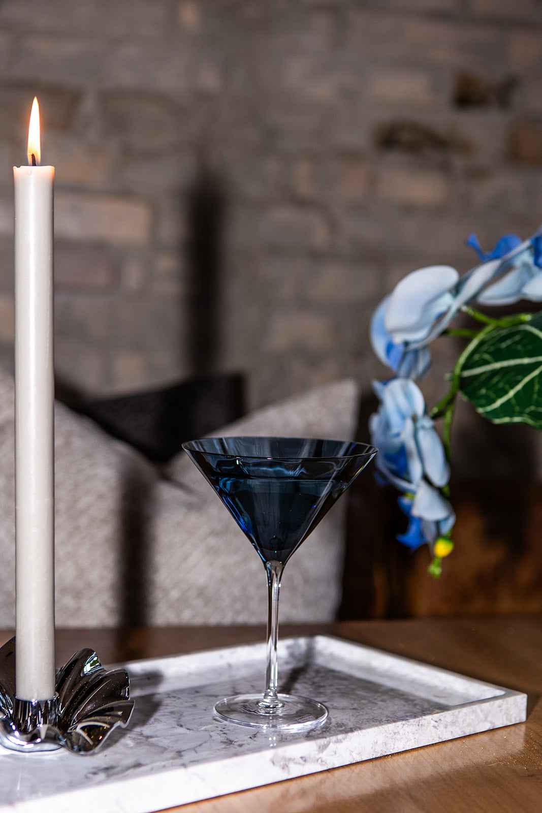 Meadow Glas - Martiniglas | Blå