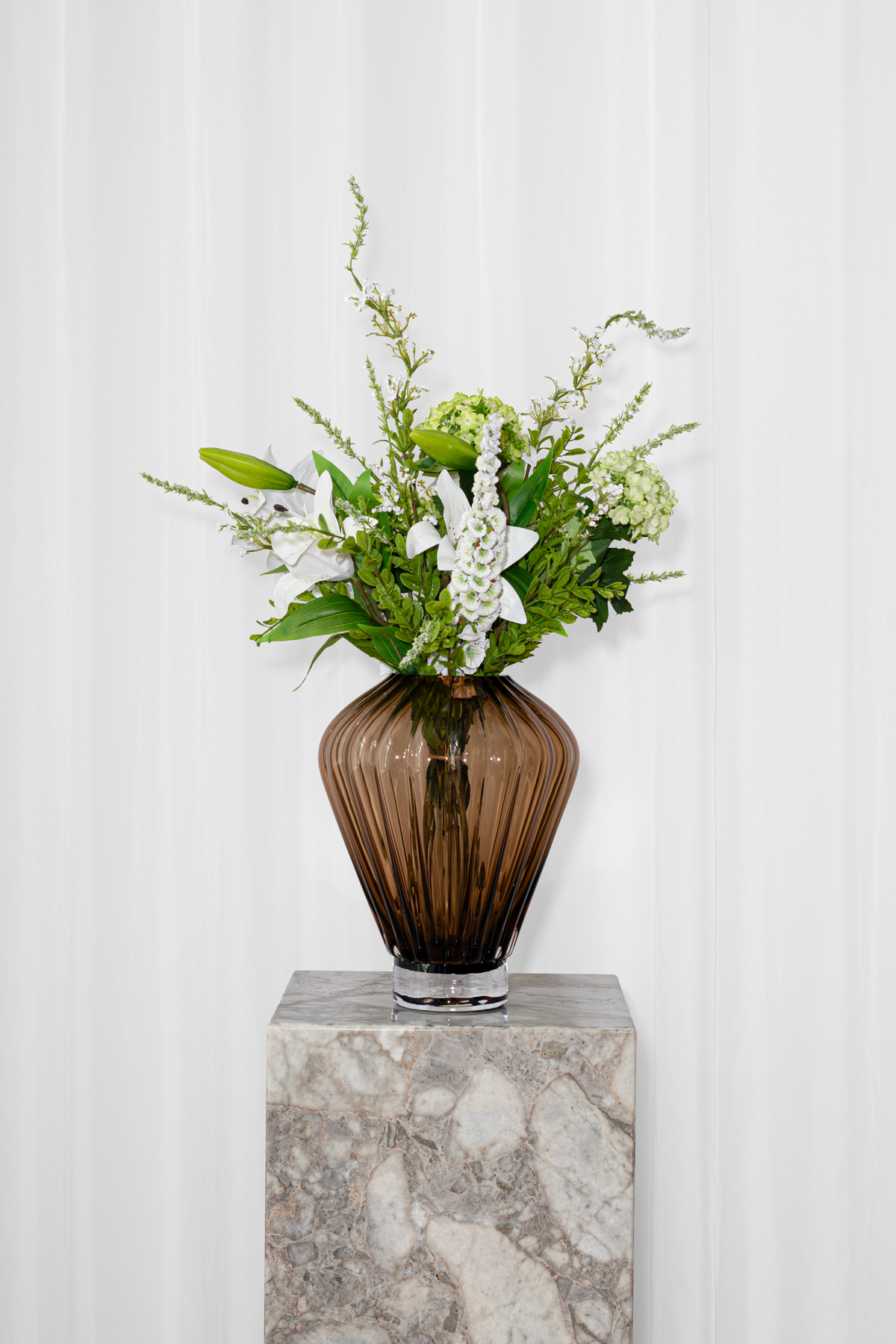 Buket Hvid Elegance - Mellem