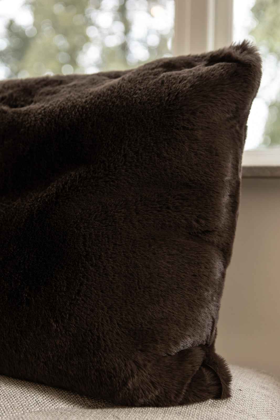 Adalyn Pude - Mørkebrun | 45*45