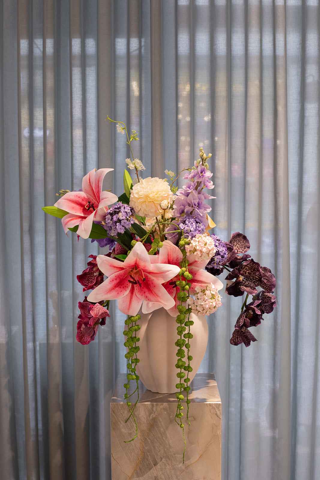 Lilje Kunstig Blomst - Rose | Stor