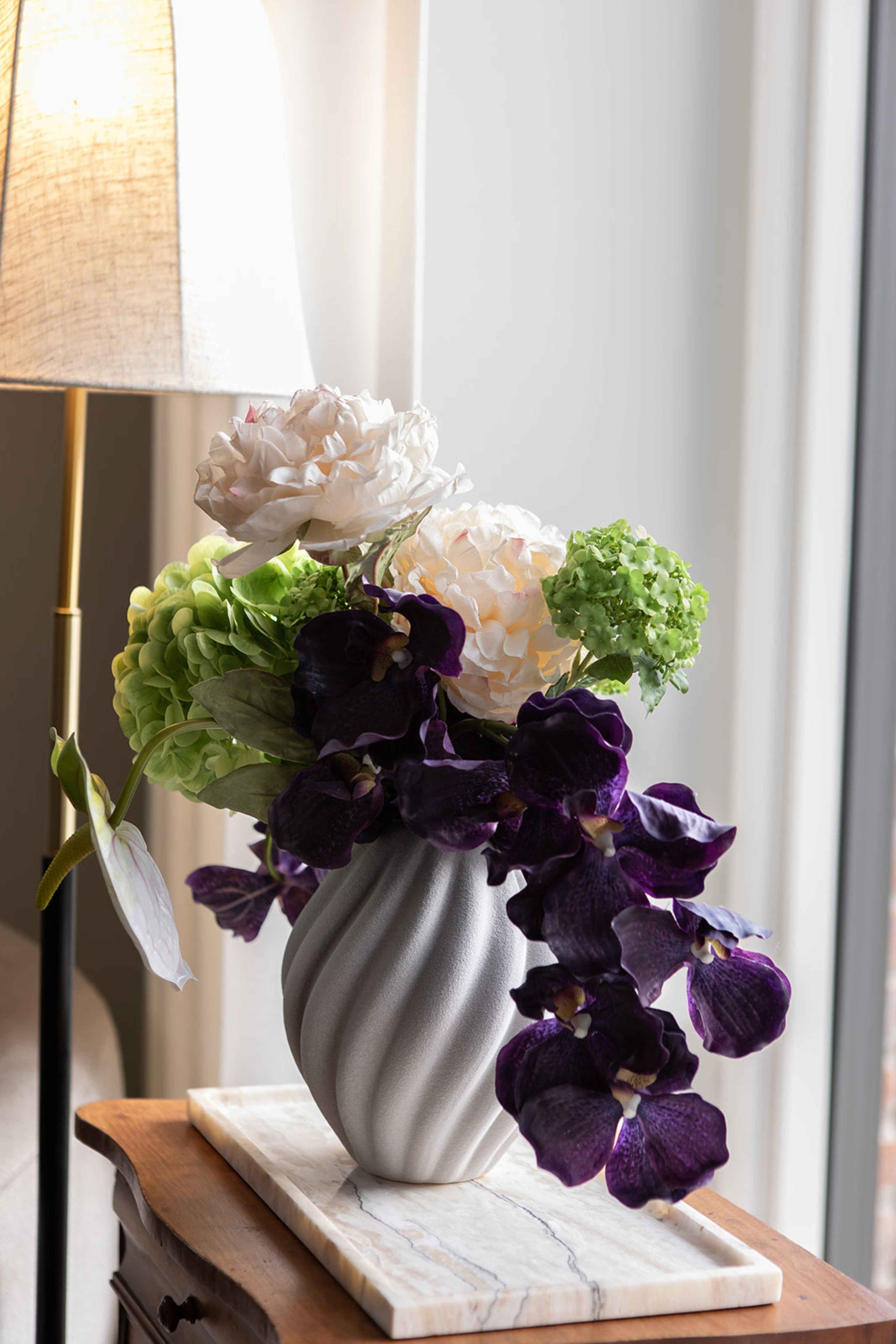 Flora Vase - Grå | Lille