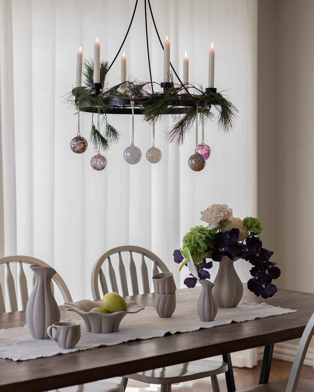 Glasdekoration - Snow Pearl