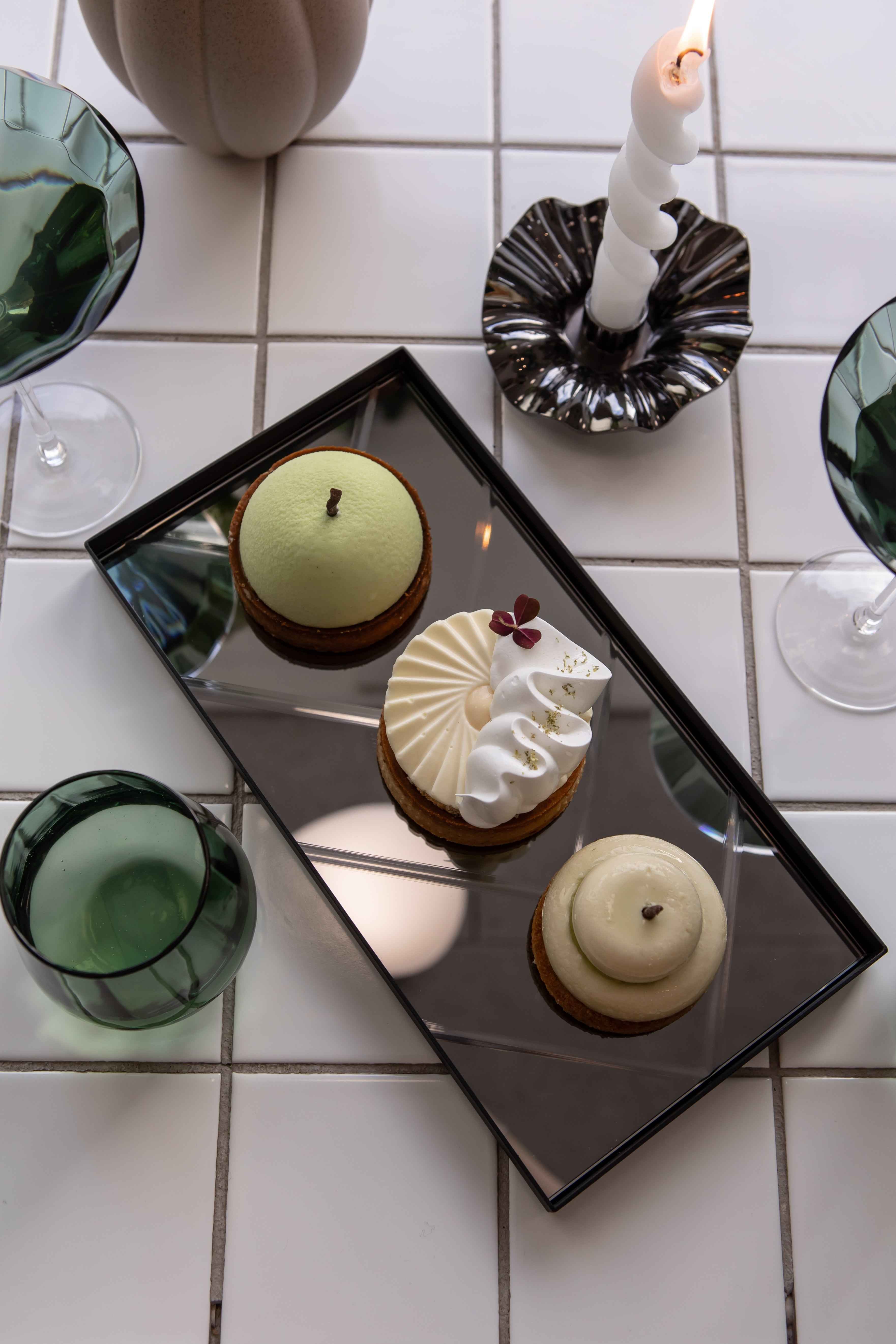 Herringbone Bakke - Grå Lille