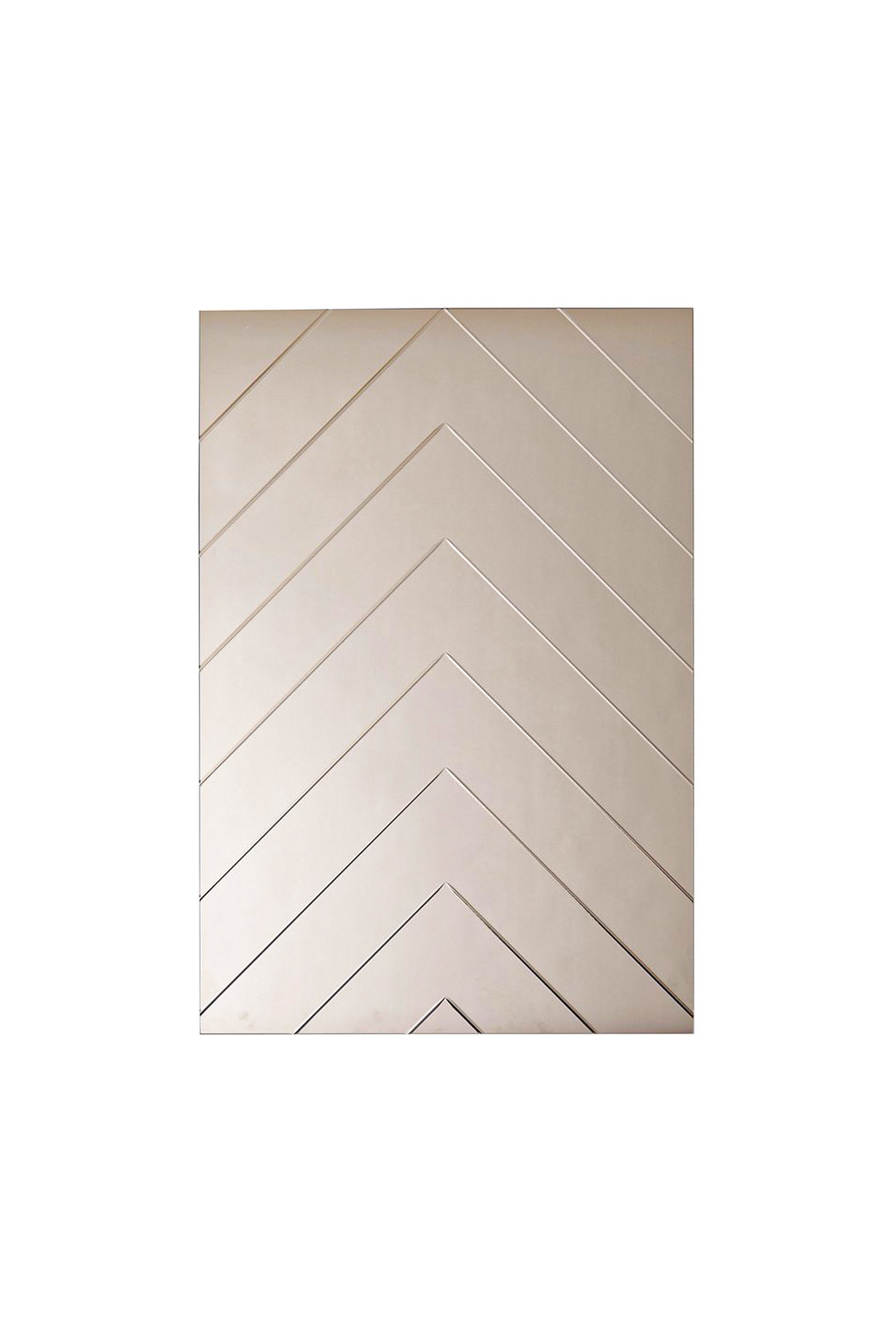 Herringbone Spejl - Bronze | Lille