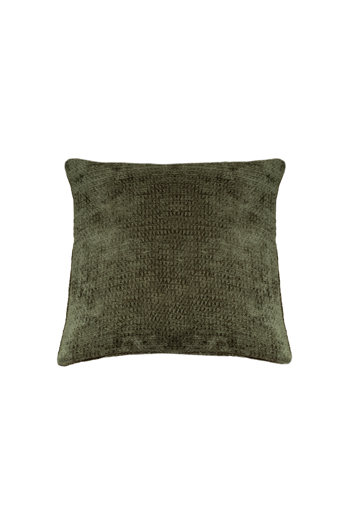 Kvadratisk pude i grøn i målene 45*45 cm.
