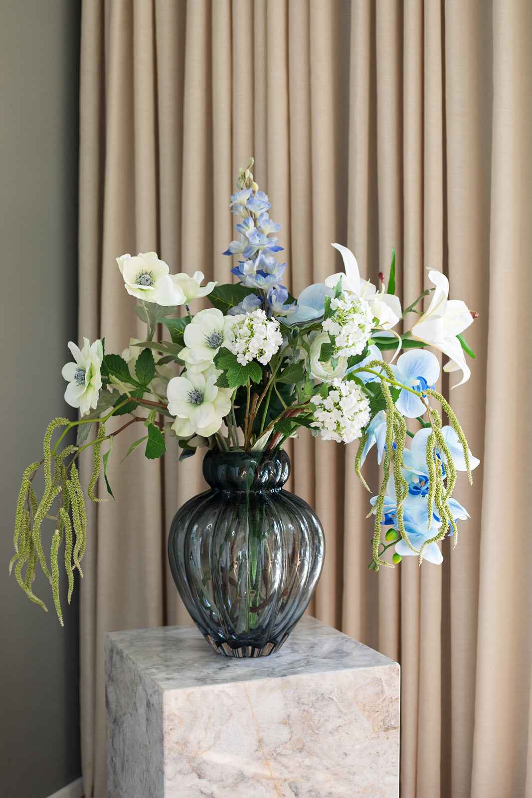 Hortensia Kunstig Blomst - Hvid | Gren