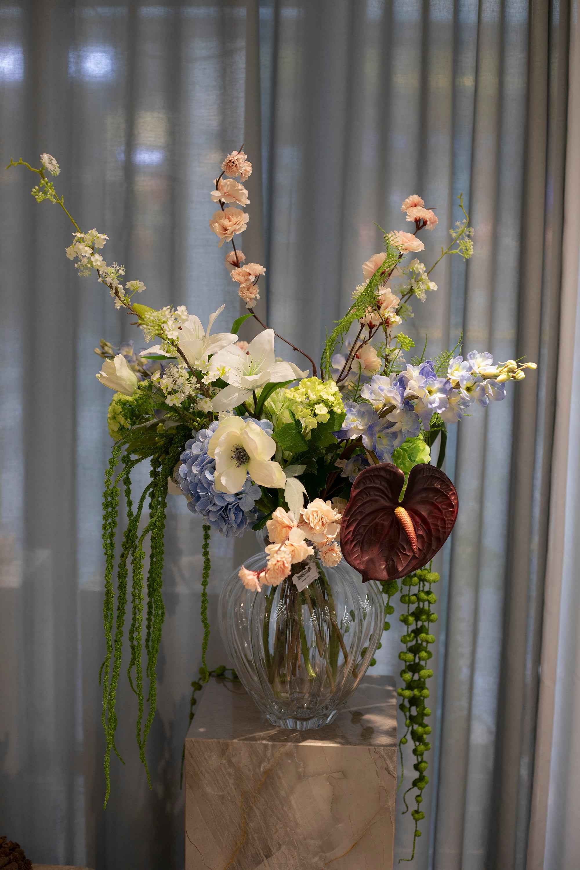 Hænge gren Kunstig Blomst - Grøn | No. 1