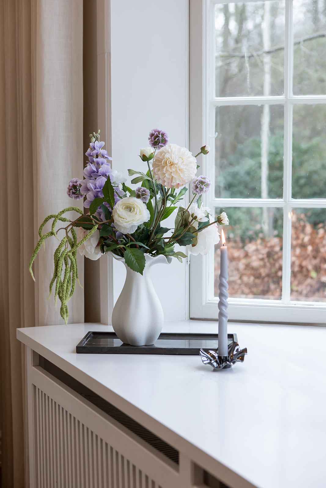 Consolida Kunstig Blomst - Lyselilla