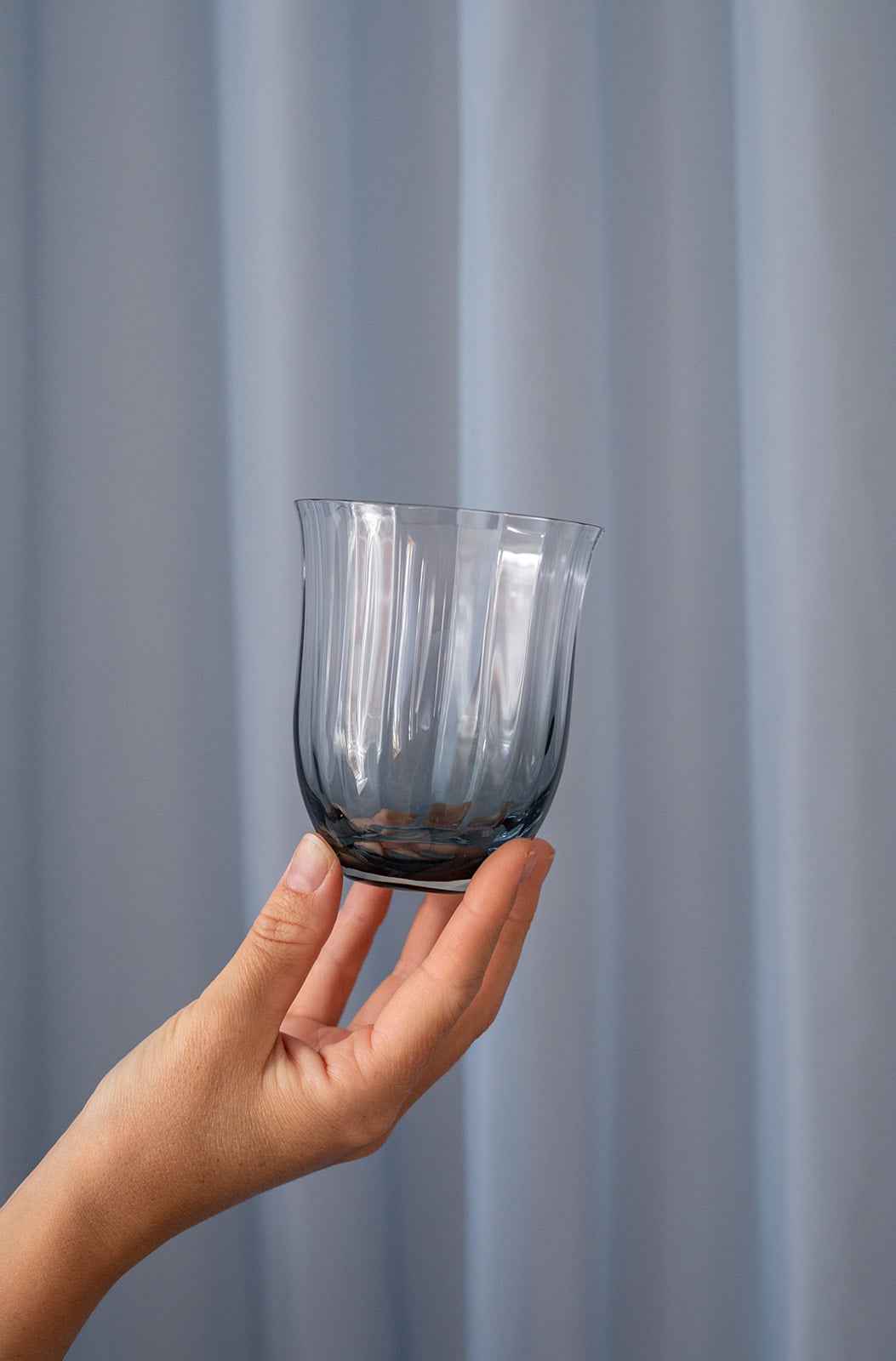 Lina Drikkeglas - Petrol blue