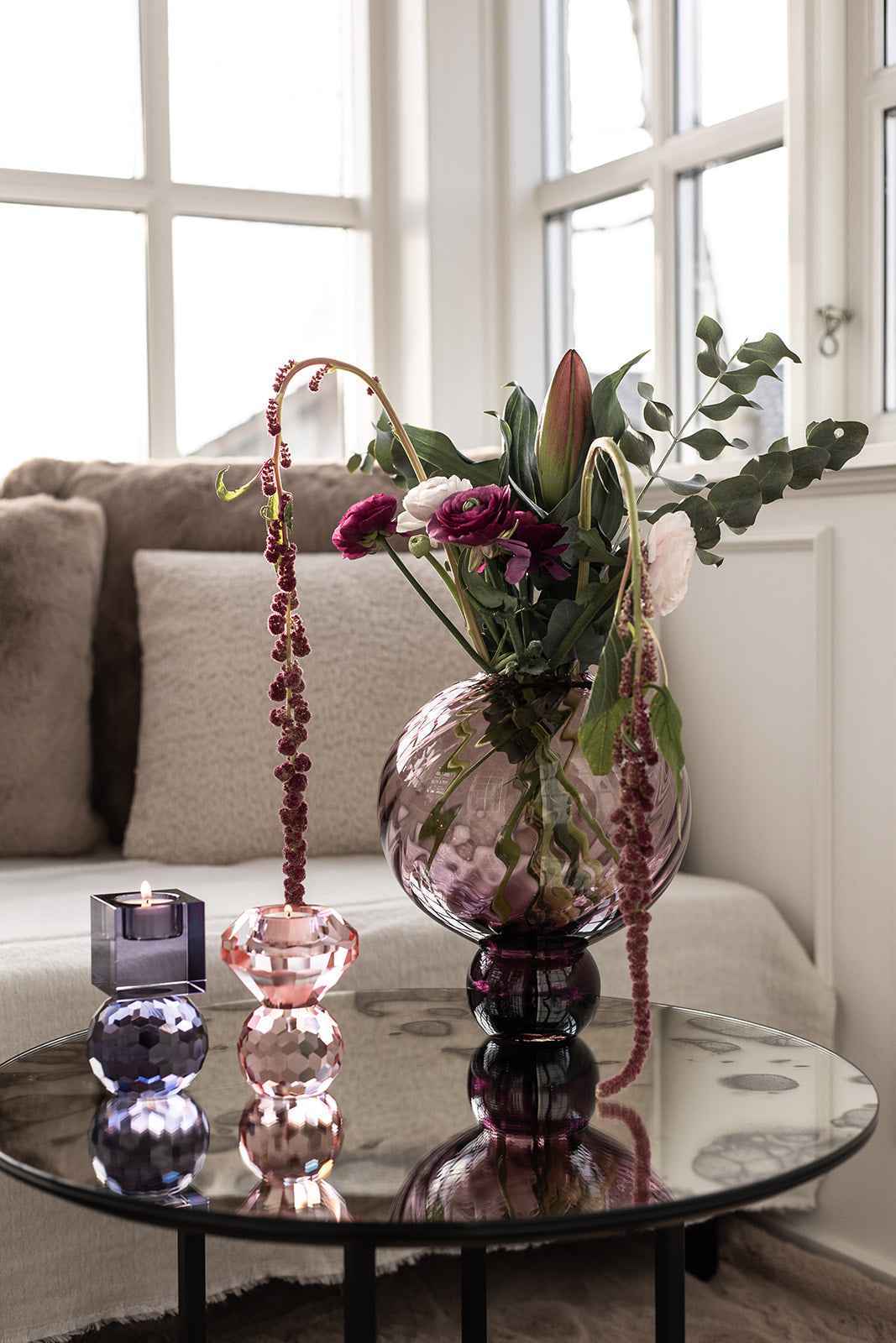Meadow Swirl Vase - Plum | Mellem