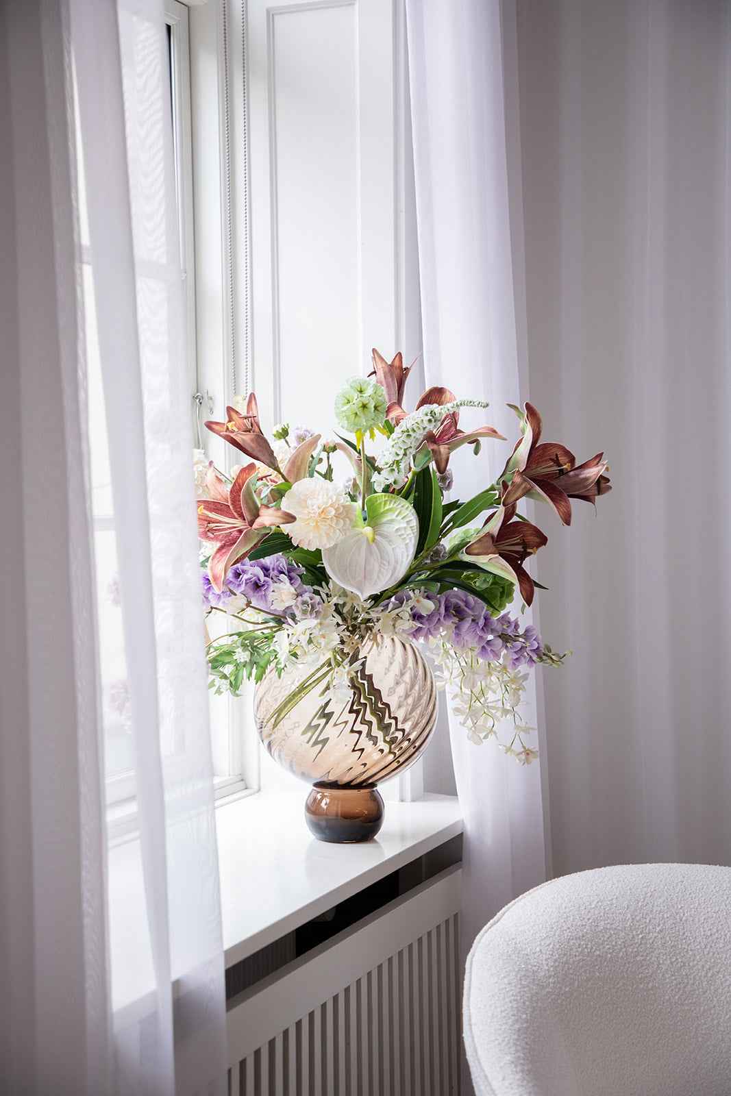 Meadow Swirl Vase - Topaz | Stor