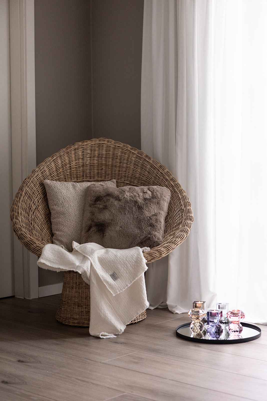 Alison - Off White Plaid 180*130 cm