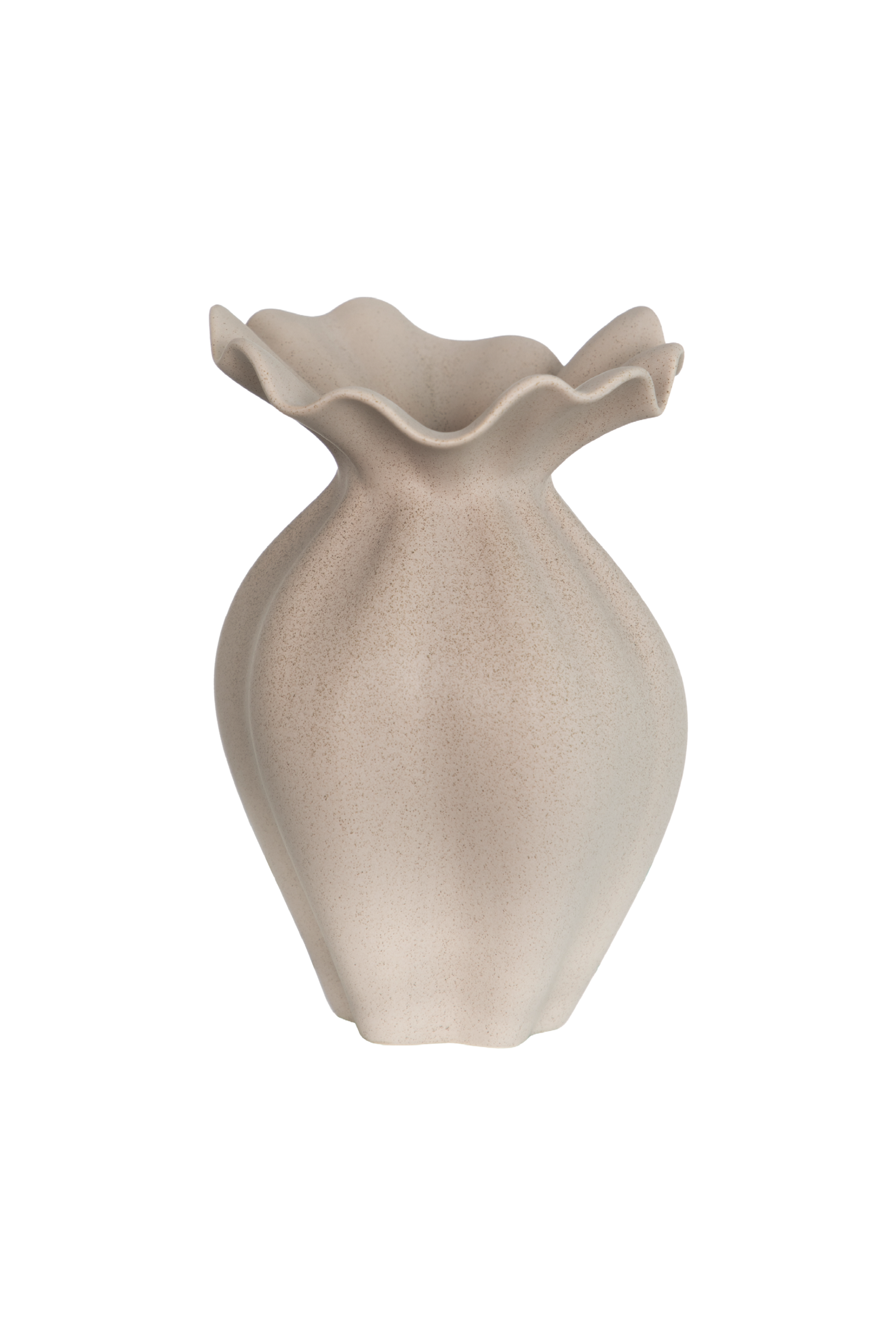 Nellie Vase - Sand | Mellem