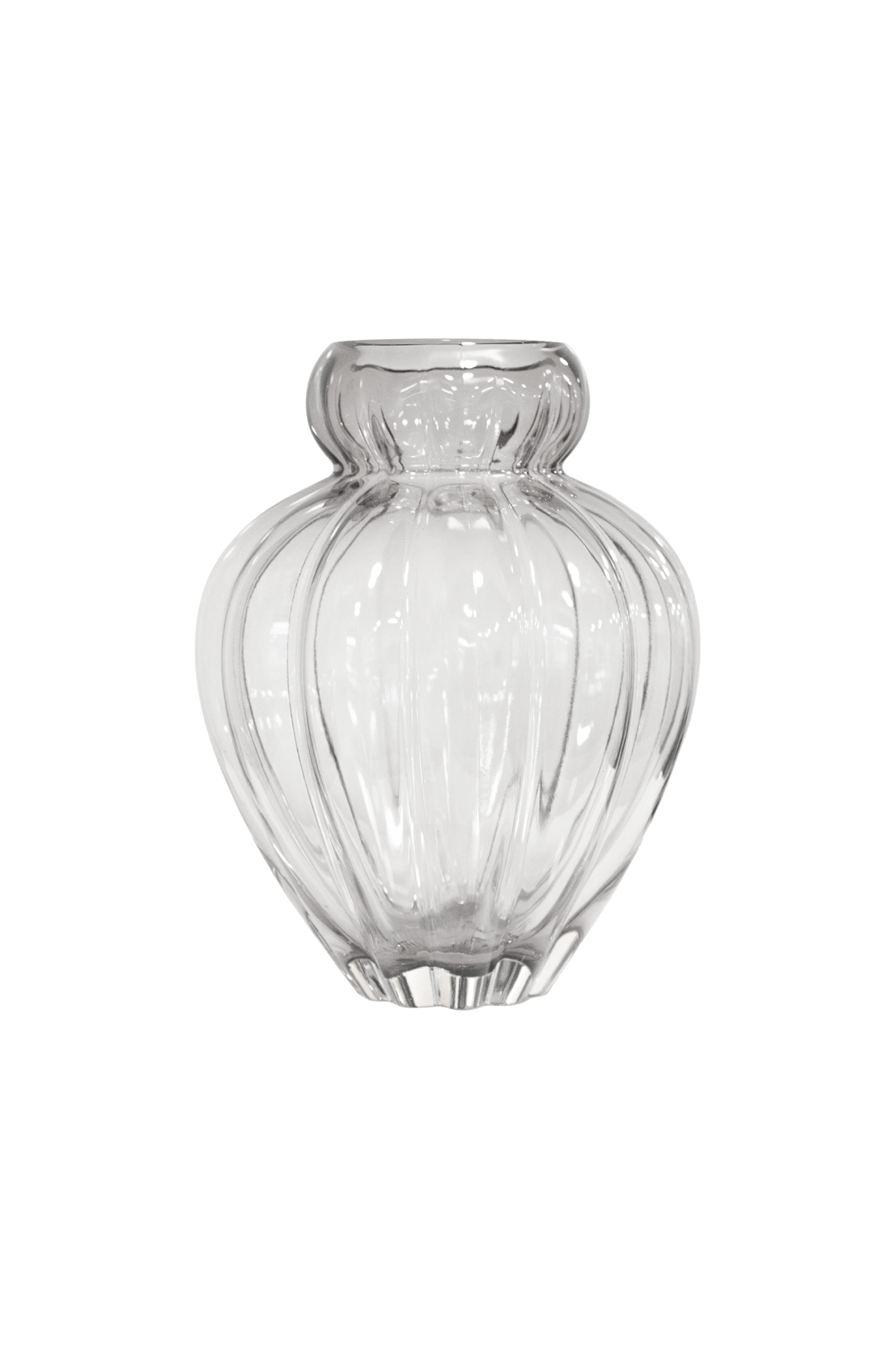 Audrey vase i klart glas – Mellem, mundblæst og tidløs