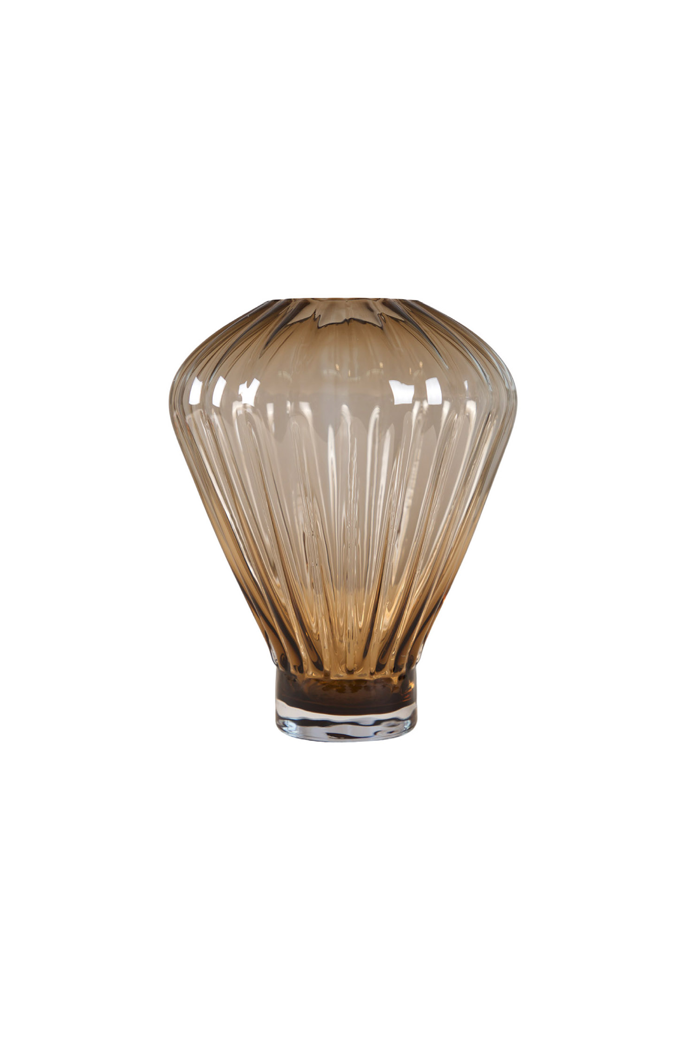 Evelyn vase i topazfarvet glas – Lille, mundblæst design fra Specktrum