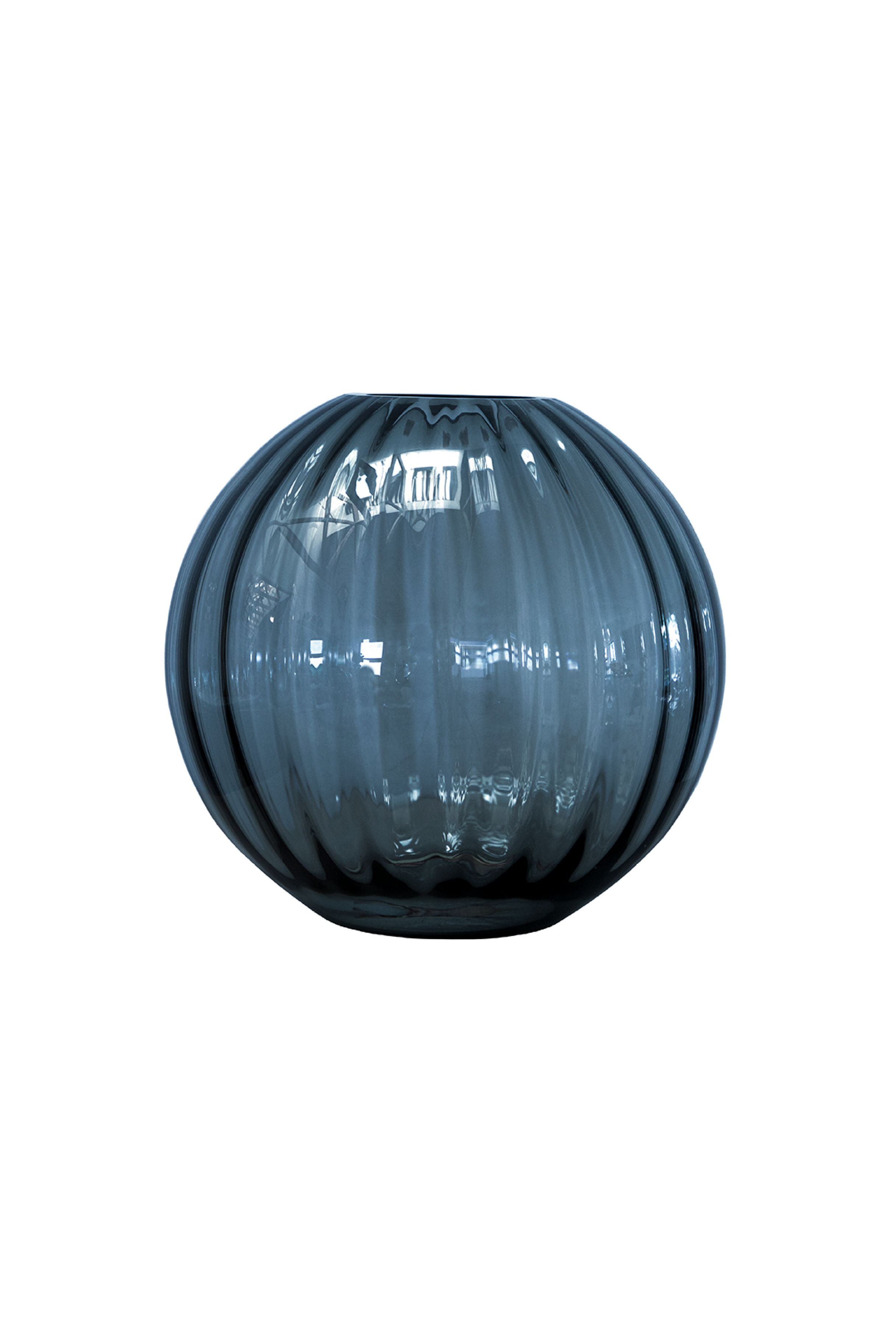 Sadie Line Vase - Blå | Lille